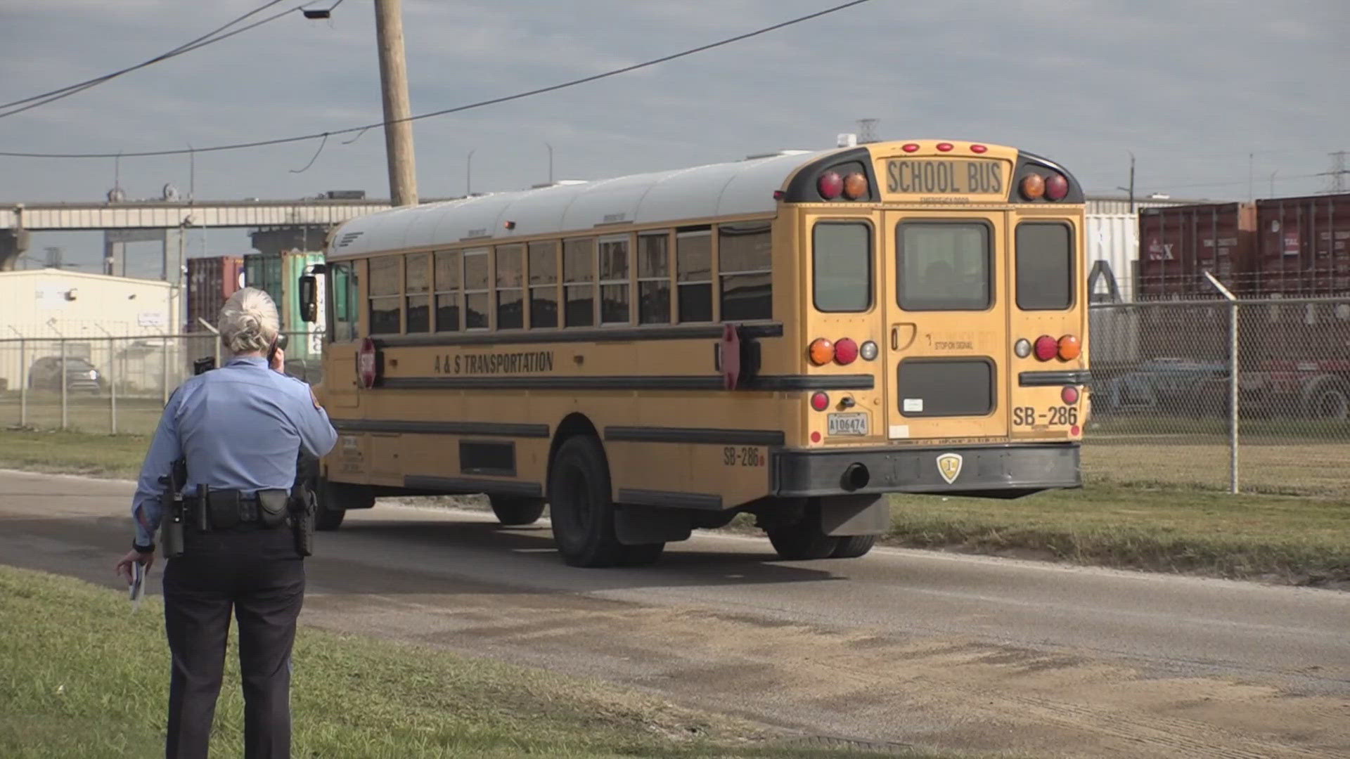 The incident occurred on Chickasaw and Alvar streets in a crash involving an 18-wheeler. Officials say 24 children were on board at the time and 11 were injured.