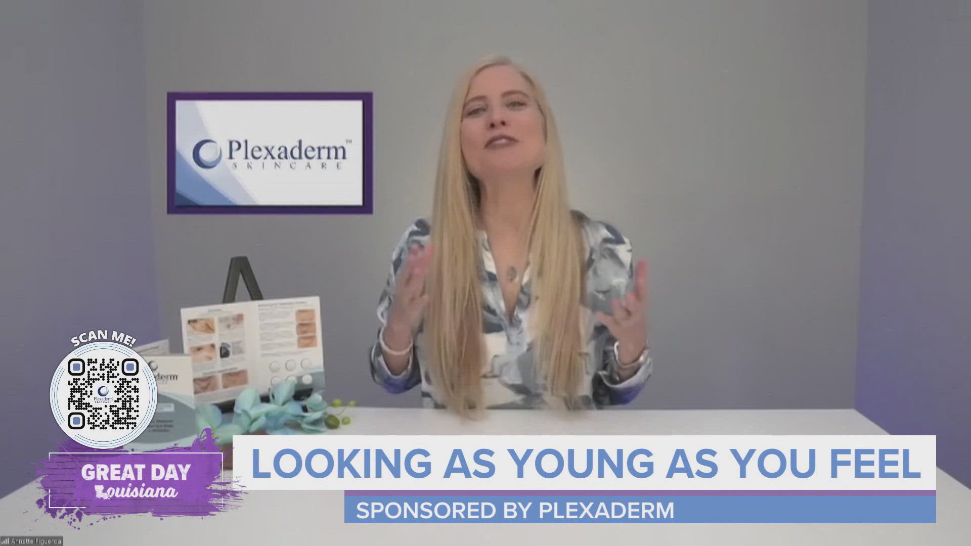 Lifestyle consultant Annette Figueroa tells us how Plexaderm helps her look as young as she feels.