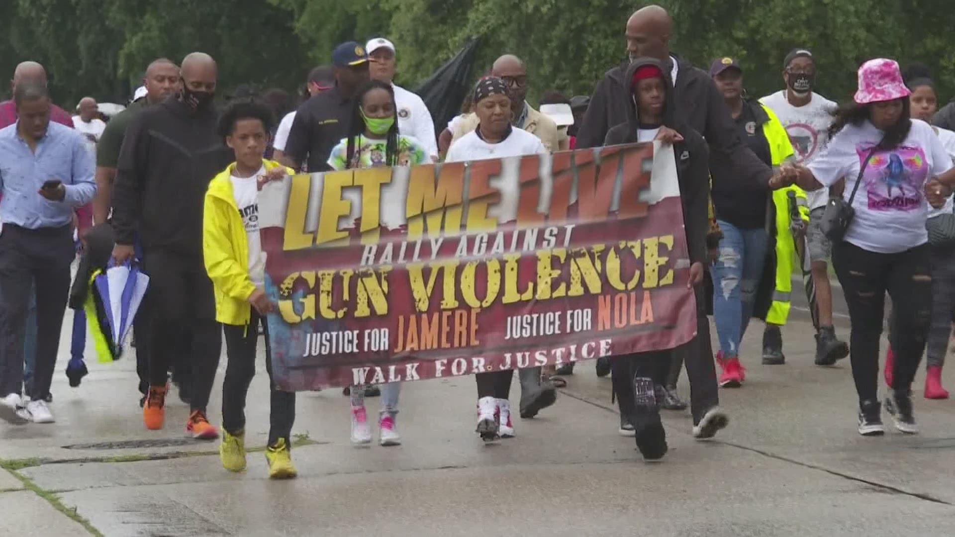 There were 12 people shot in New Orleans this weekend. There was a rally for peace on Saturday but a mass shooting of 9 that night.