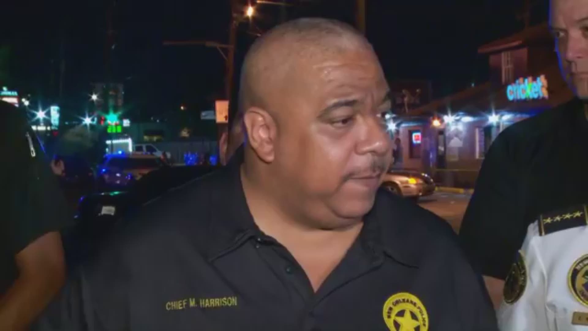 NOPD Superintendent Michael Harrison gives details on shooting that left 3 dead, 7 injured Uptown on Saturday, July 27, 2018.