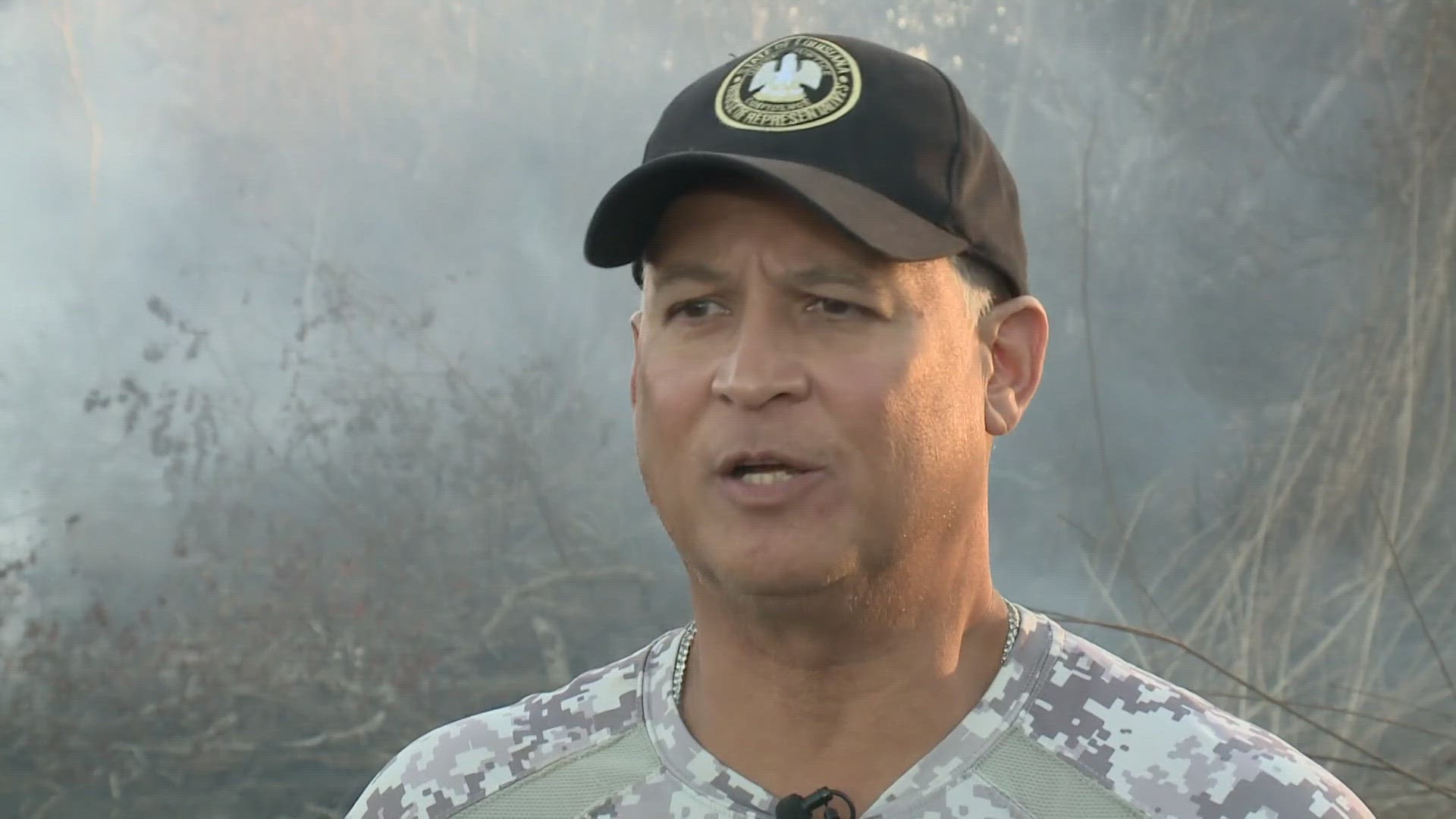 Former State Representative for New Orleans East, Austin Badon, is familiar with the land that's burning off of Chef Highway. He said it's roughly 600 acres total.