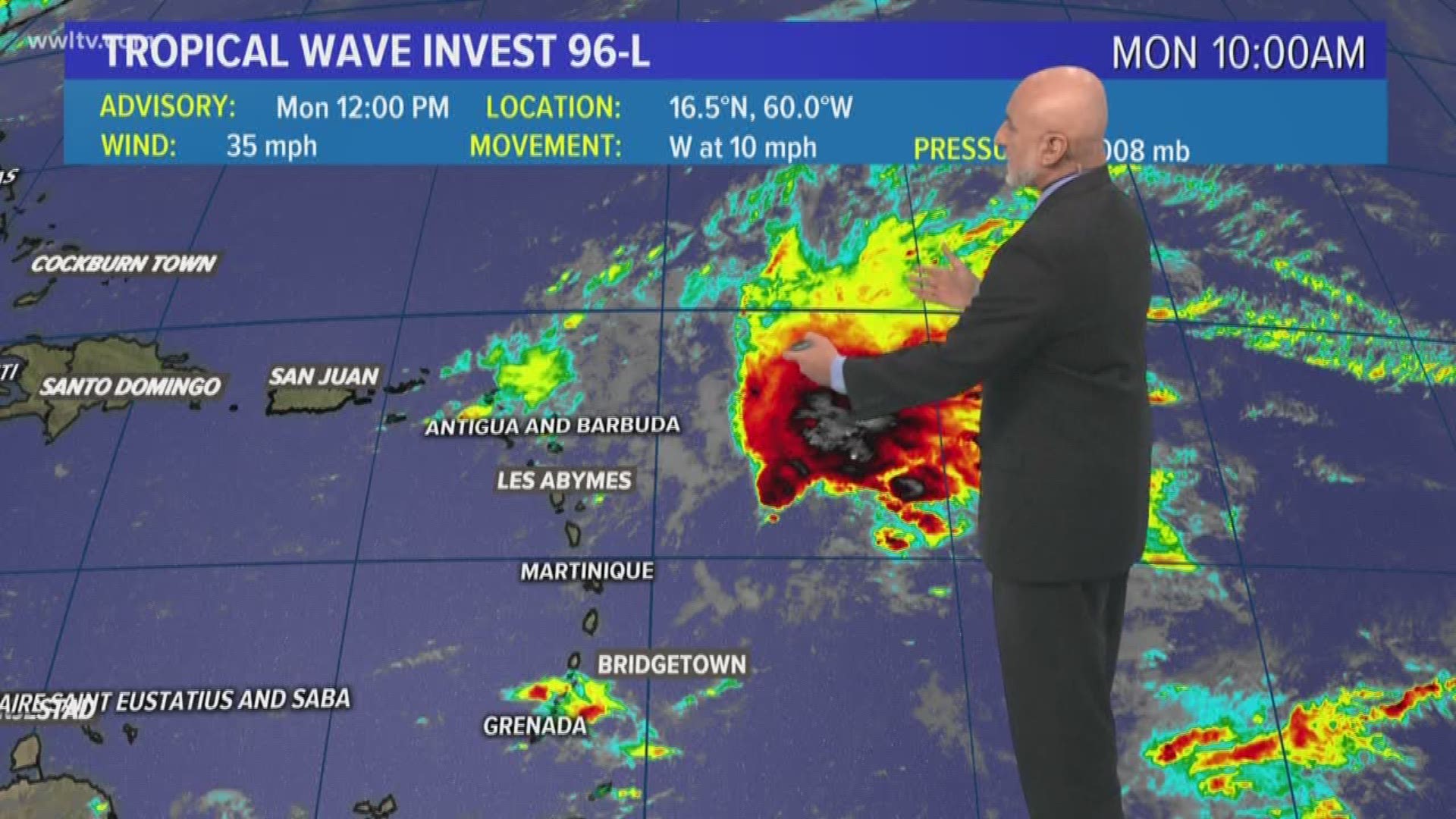 Chief Meteorologist Carl Arredondo and the 5pm Monday Tropical Update