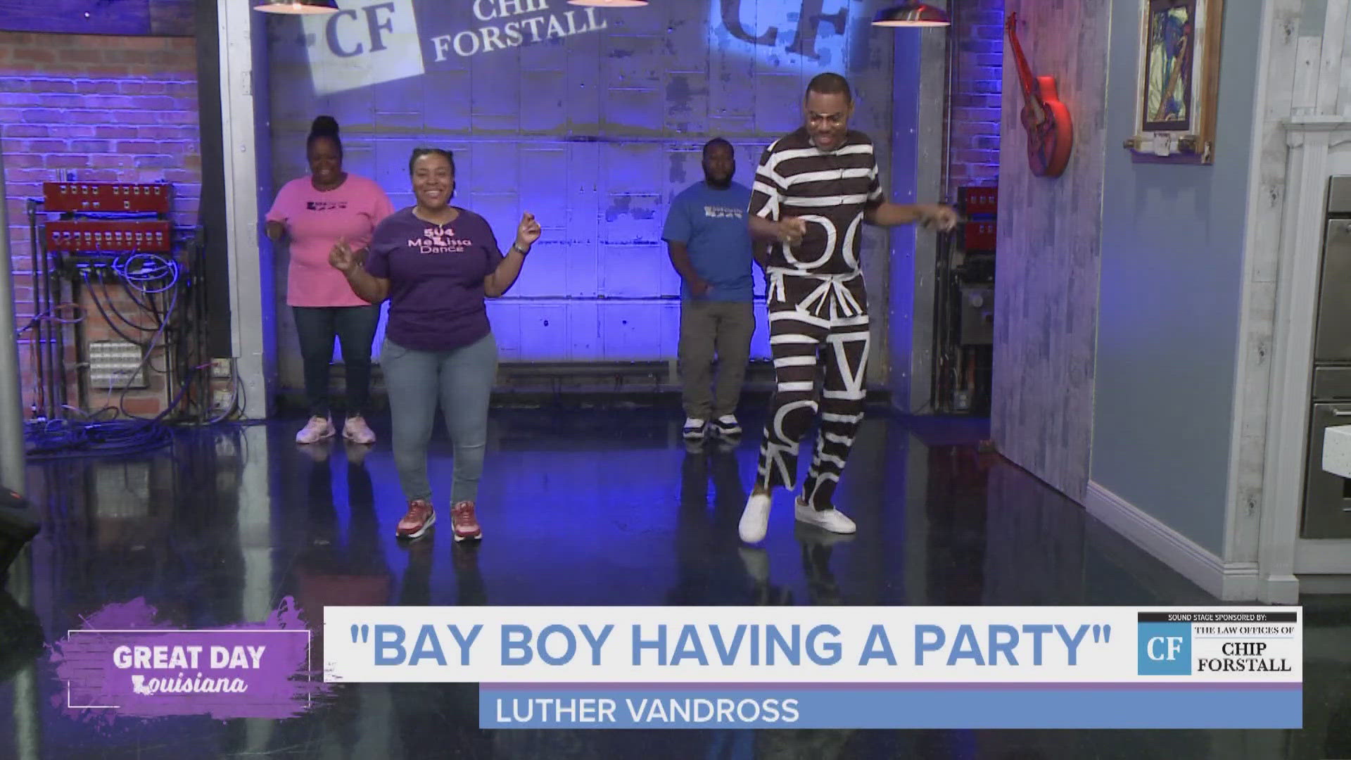 504 Melissa shows off the line dance to Luther Vandross's "Bad Boy/Having A Party."