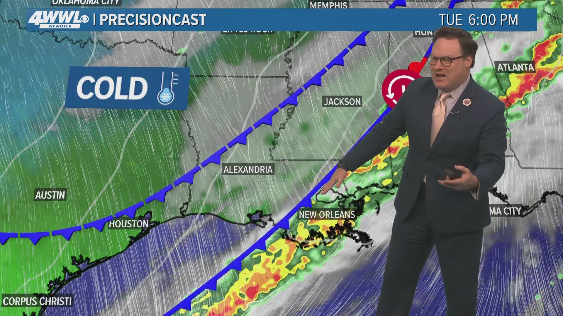 Chief Meteorologist Chris Franklin details how low temperatures will fall overnight behind a cold front and how long they'll last.