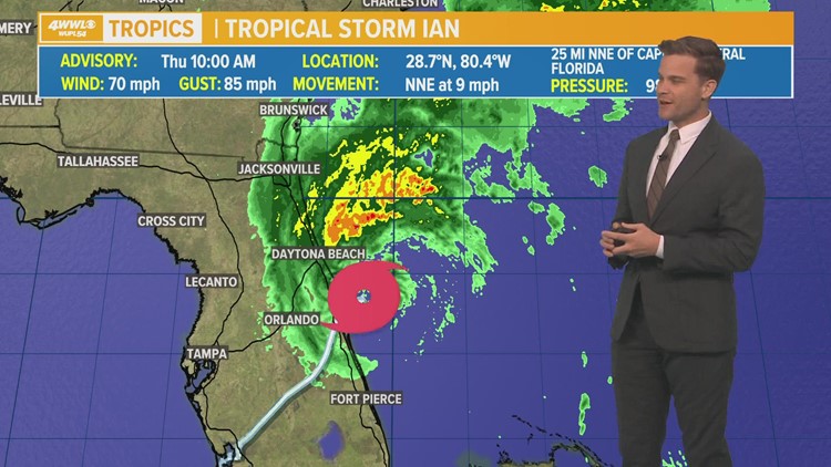 Thursday midday tropical update: Ian in Atlantic, to make 2nd landfall