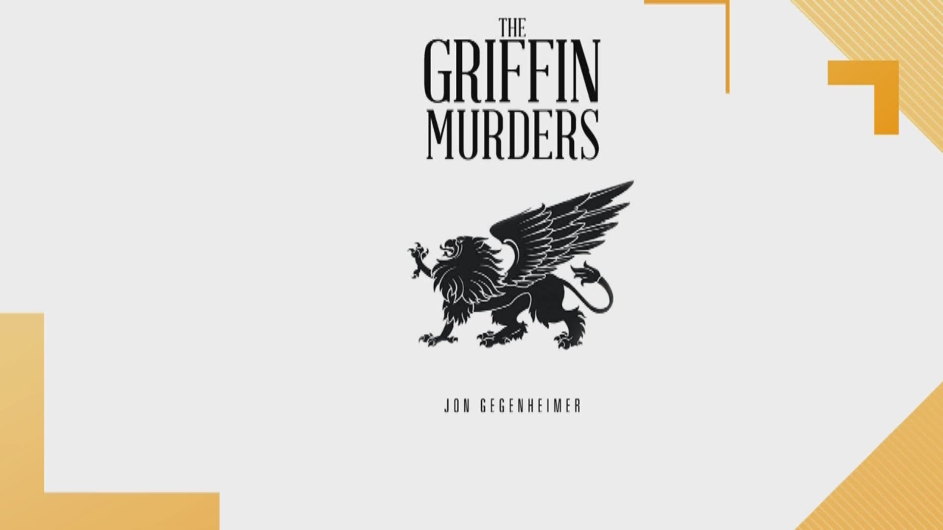Jon Gegenheimer sits down with Eric to discuss his second novel "The Griffin Murders."