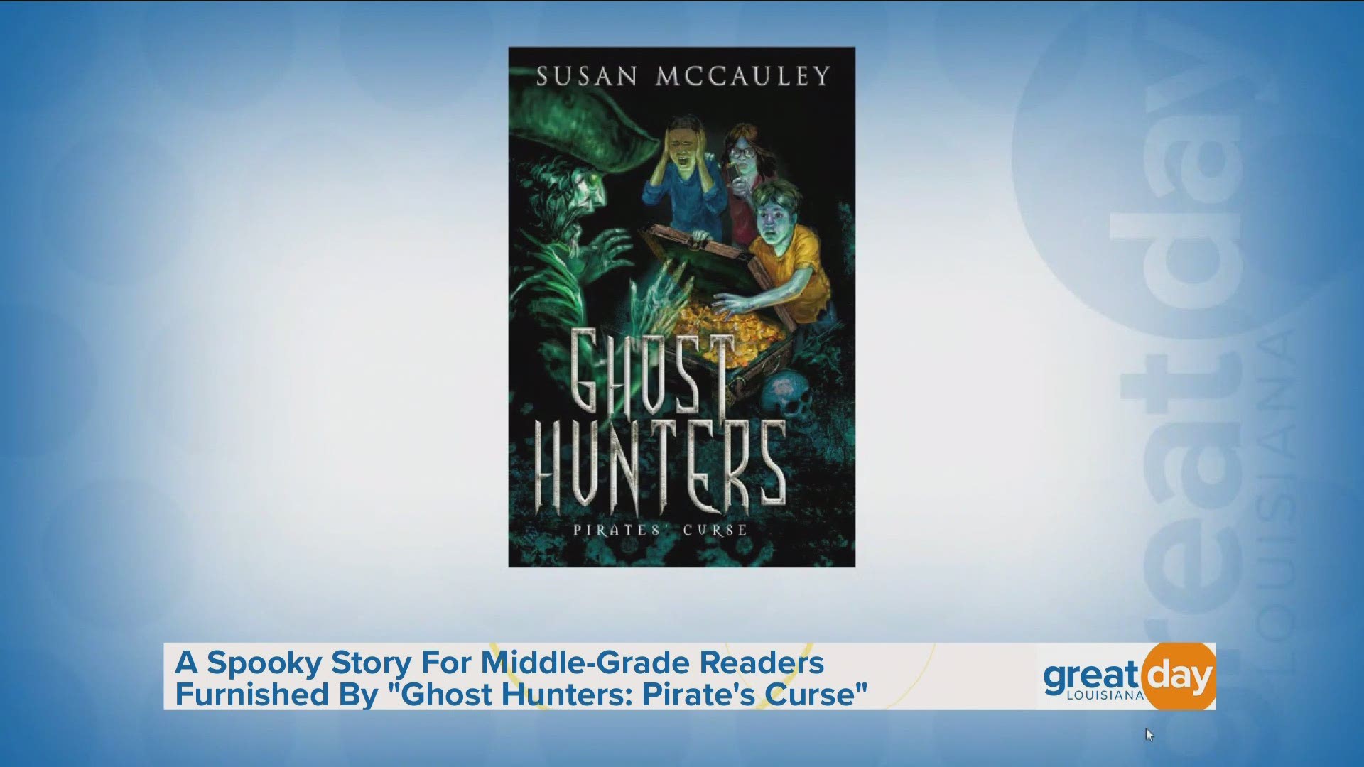 The author of "Ghost Hunters: Pirate's Curse" discussed her latest book which is set in New Orleans.