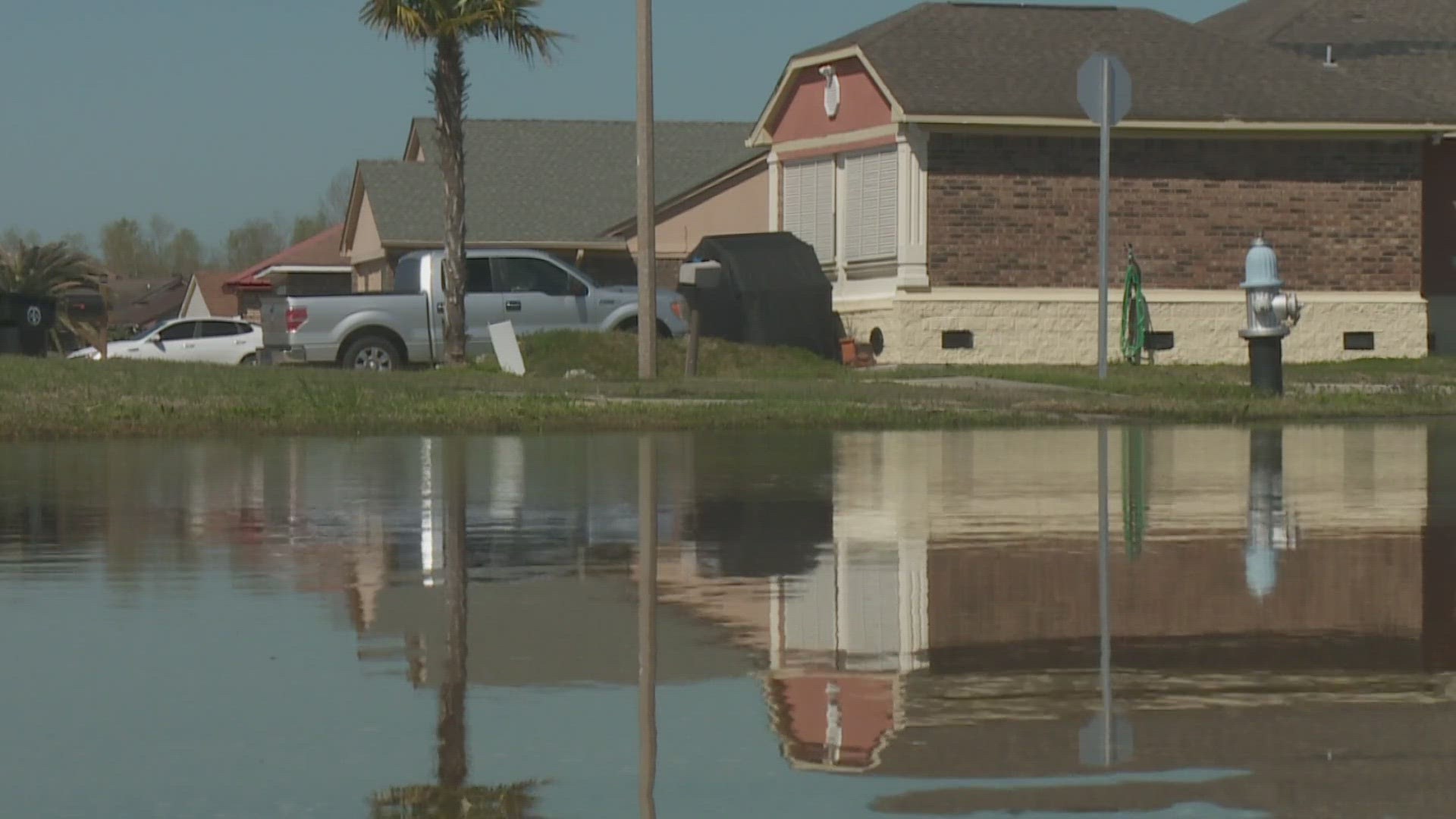 The Sewerage and Water Board claims excess water is due to heavy rain and a pump station being down.