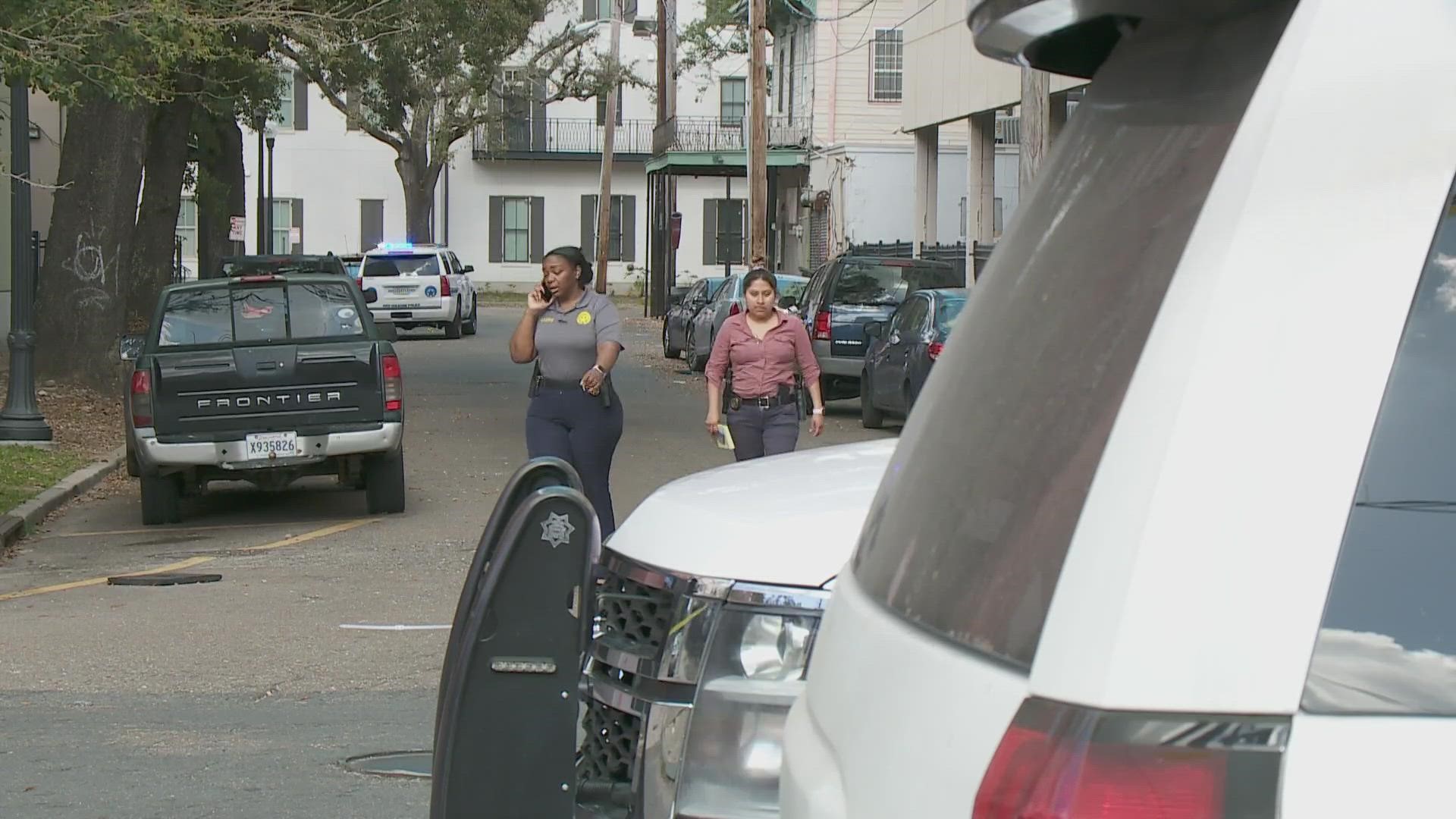 The NOPD said that a man and woman were both shot.