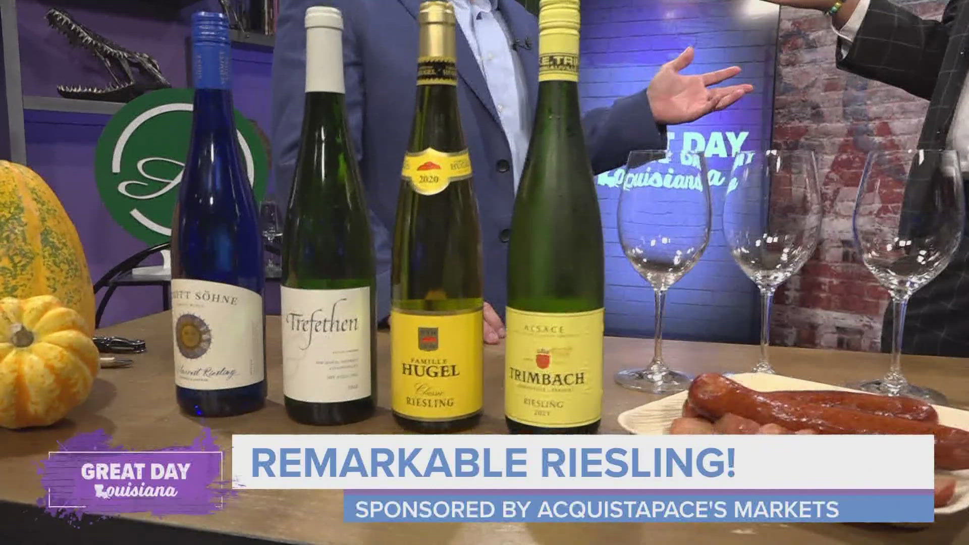 Adam Acquistapace explains why Riesling is a great option for your Thanksgiving table in today's Happiest Hour sponsored by Acquistapace's Markets