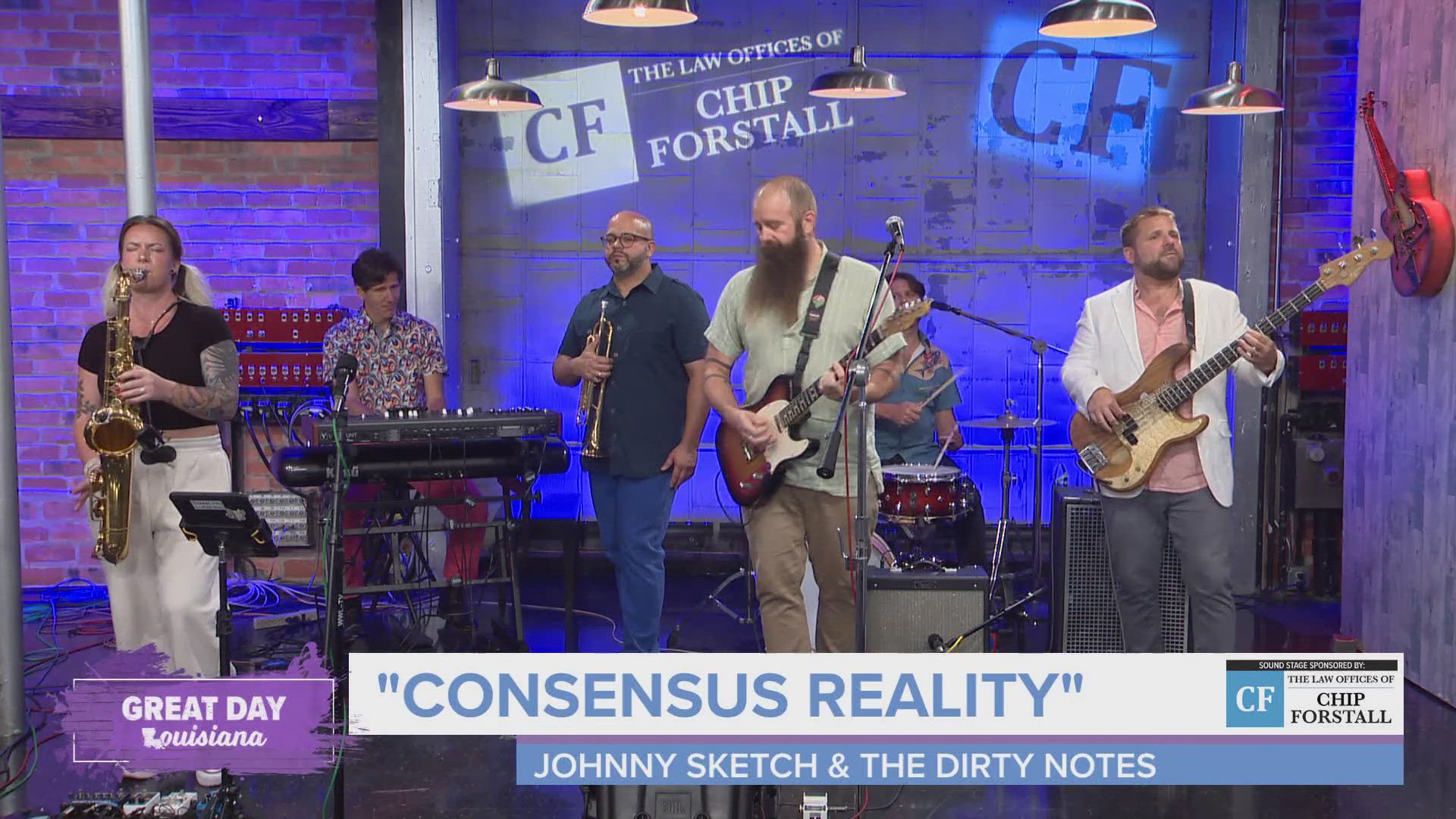 We enjoy another song from Johnny Sketch & The Dirty Notes in our Chip Forstall Sound Stage.