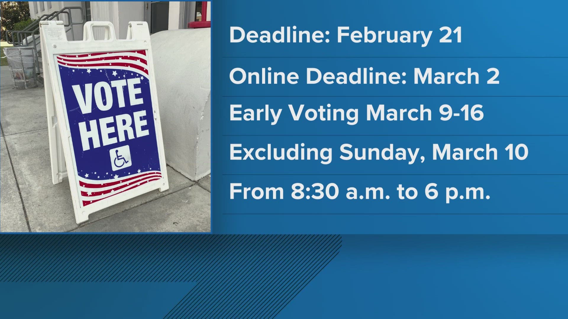 Voter registration deadlines draw near | wwltv.com