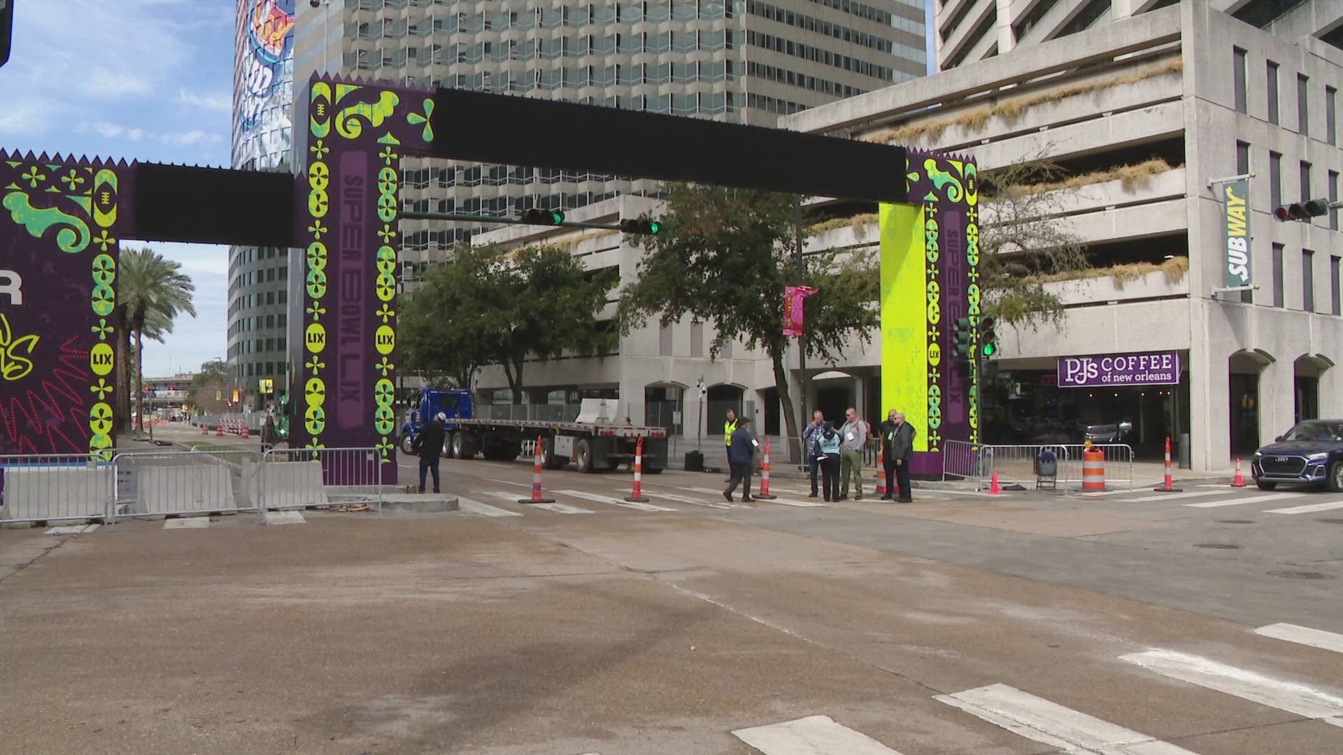 Drivers can add a few extra minutes to their commute throughout the city as several road closures in place.