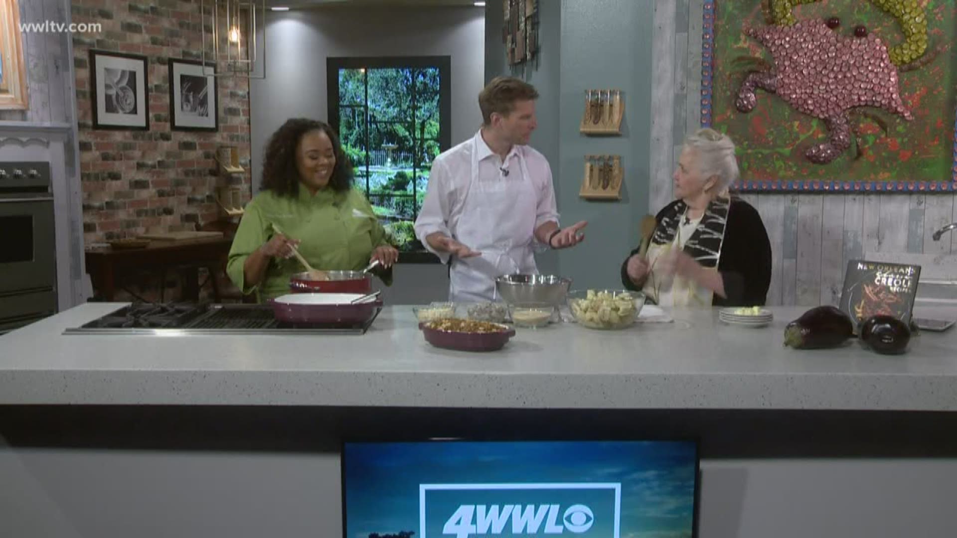 Celebrate Thanksgiving by honoring Leah Chase with her recipe for Crabmeat & Shrimp Farci with Kit Wohl & Dee LaVigne from SOFAB.