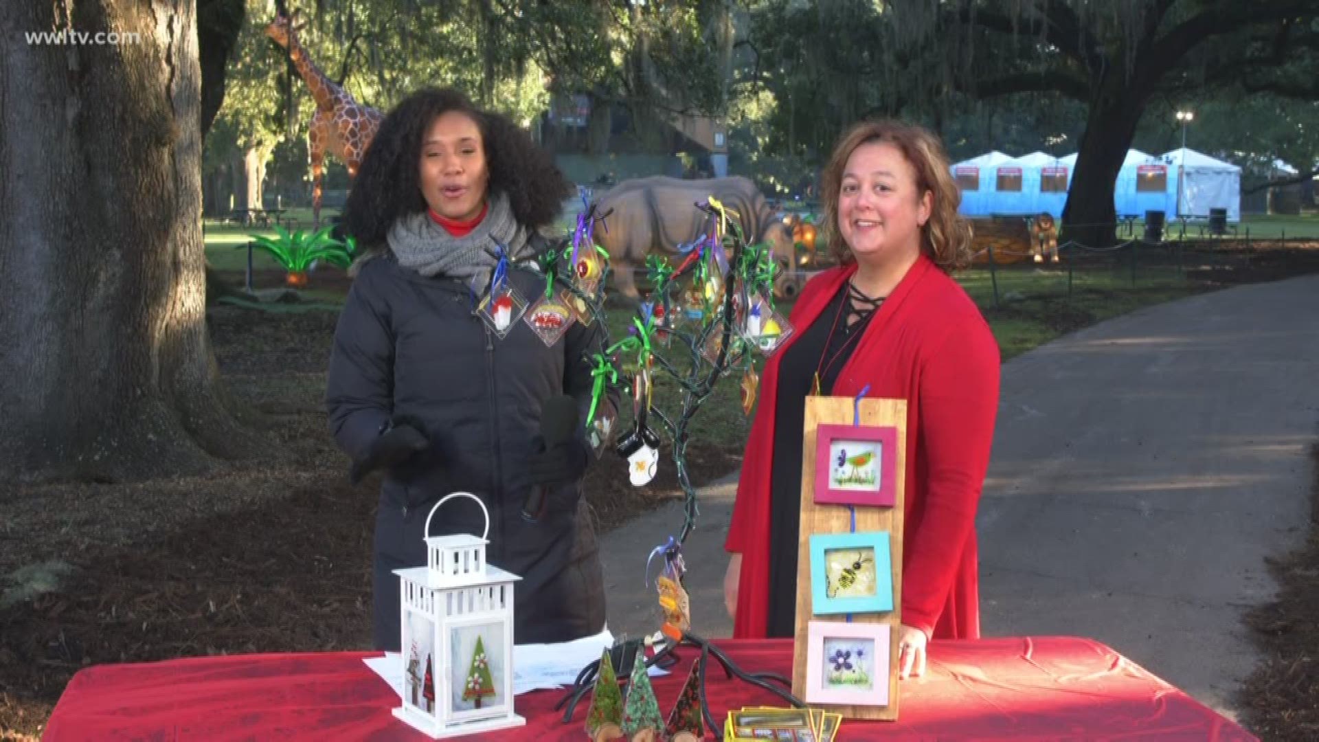 Craft vendors including Lizano's Glass Haus will be selling items at Audubon Zoo Lights, beginning Nov. 23.