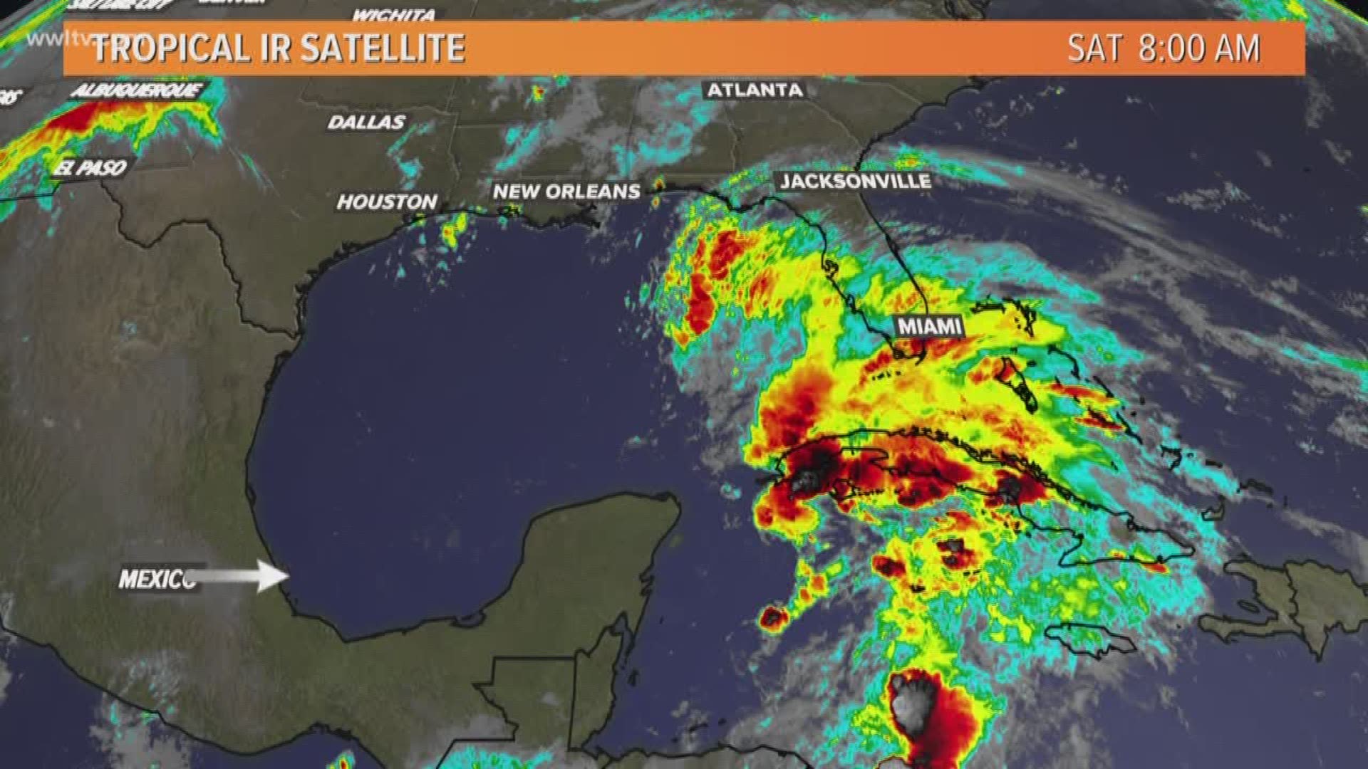 Subtropical Storm Alberto update at 8 AM Saturday by Meteorologist Chris Franklin. 