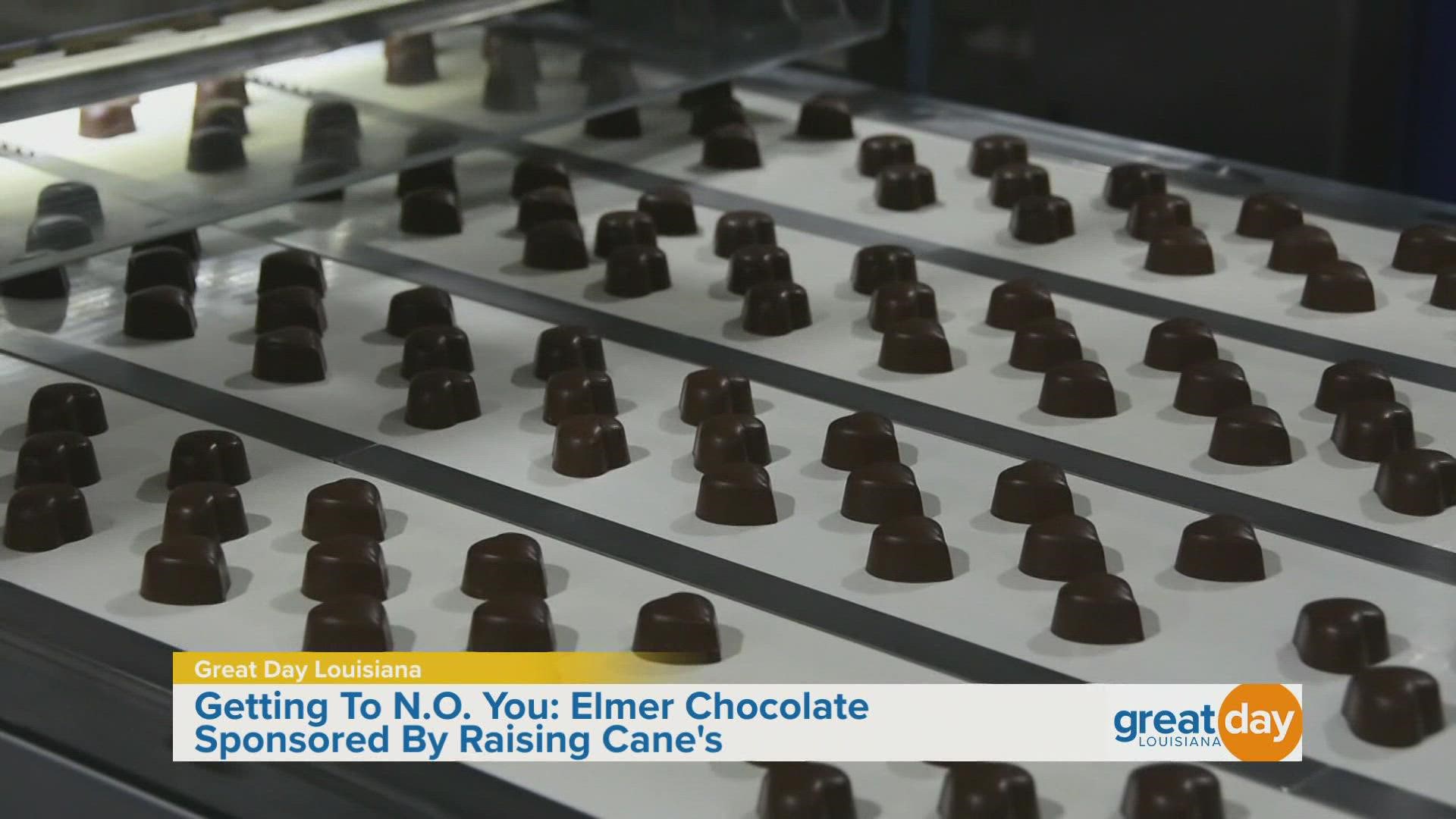 In this "Getting to N.O. You" sponsored by Raising Cane's, we visit the famous Elmer Chocolate in Ponchatoula to find out more about this local company's sweet story