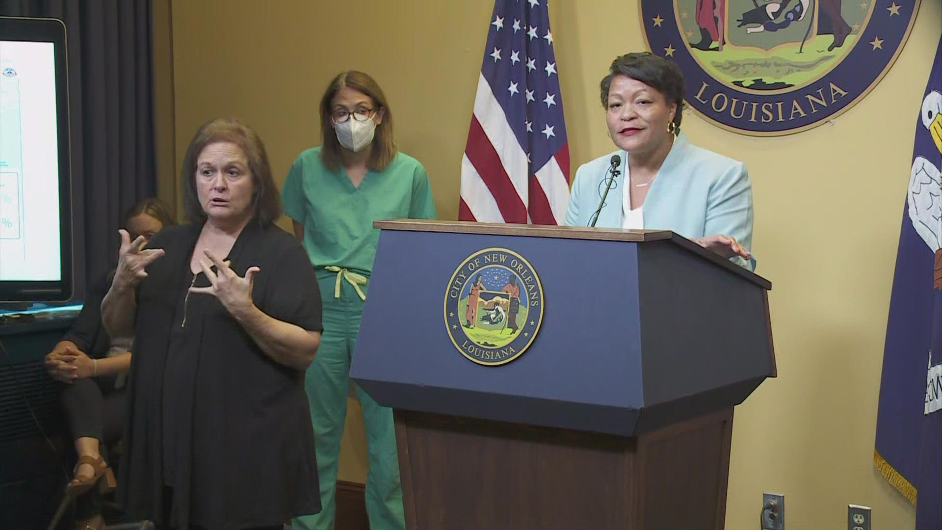 Mayor Cantrell has announced that people will need proof of vaccine or negative covid test too enter venues in the city.
