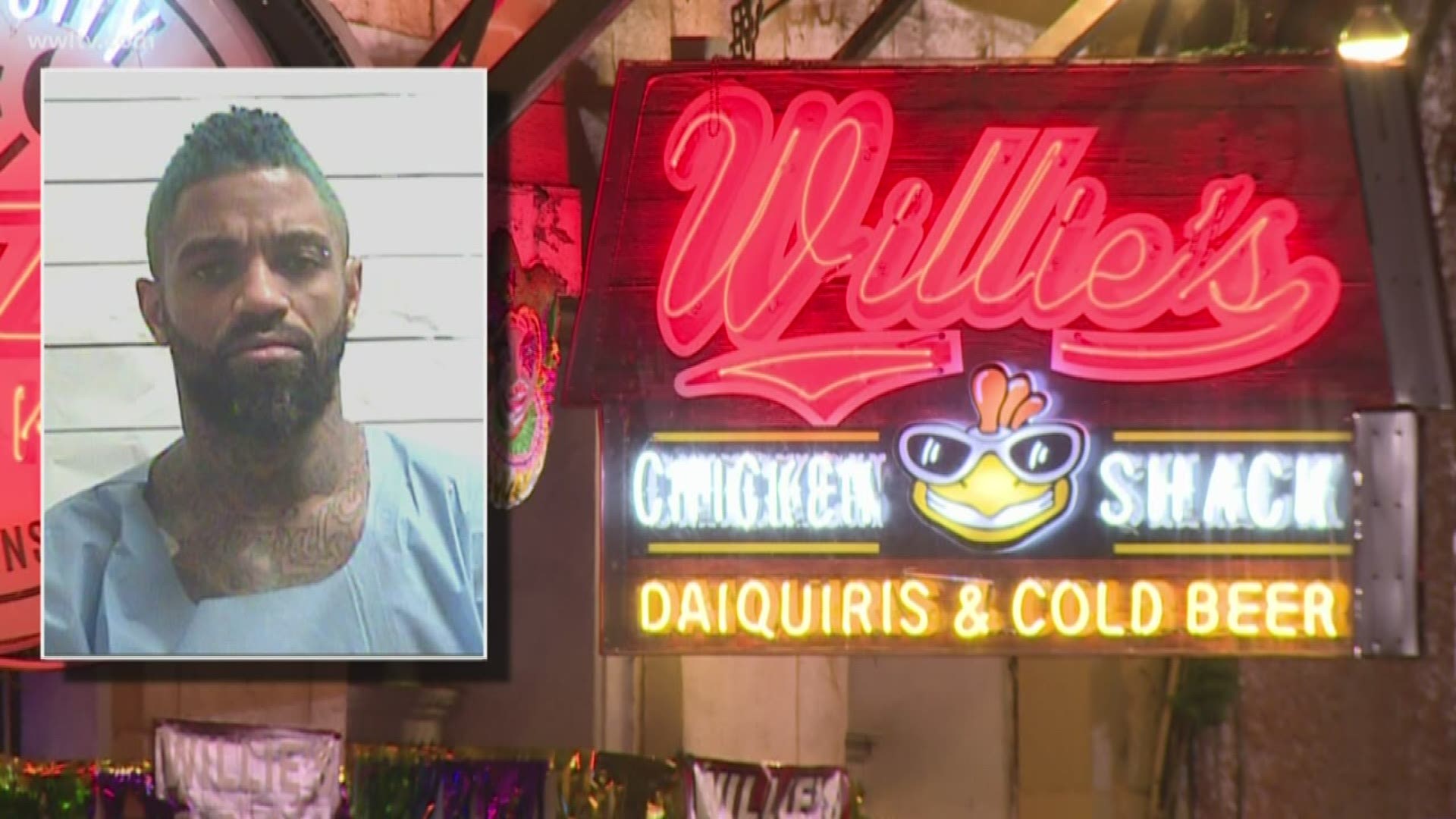 The man accused of firing the bullet that struck and killed a nurse walking on Bourbon Street February faces multiple charges, totally a maximum of more than 100 years in prison if found guilty, the New Orleans District Attorney said Monday.