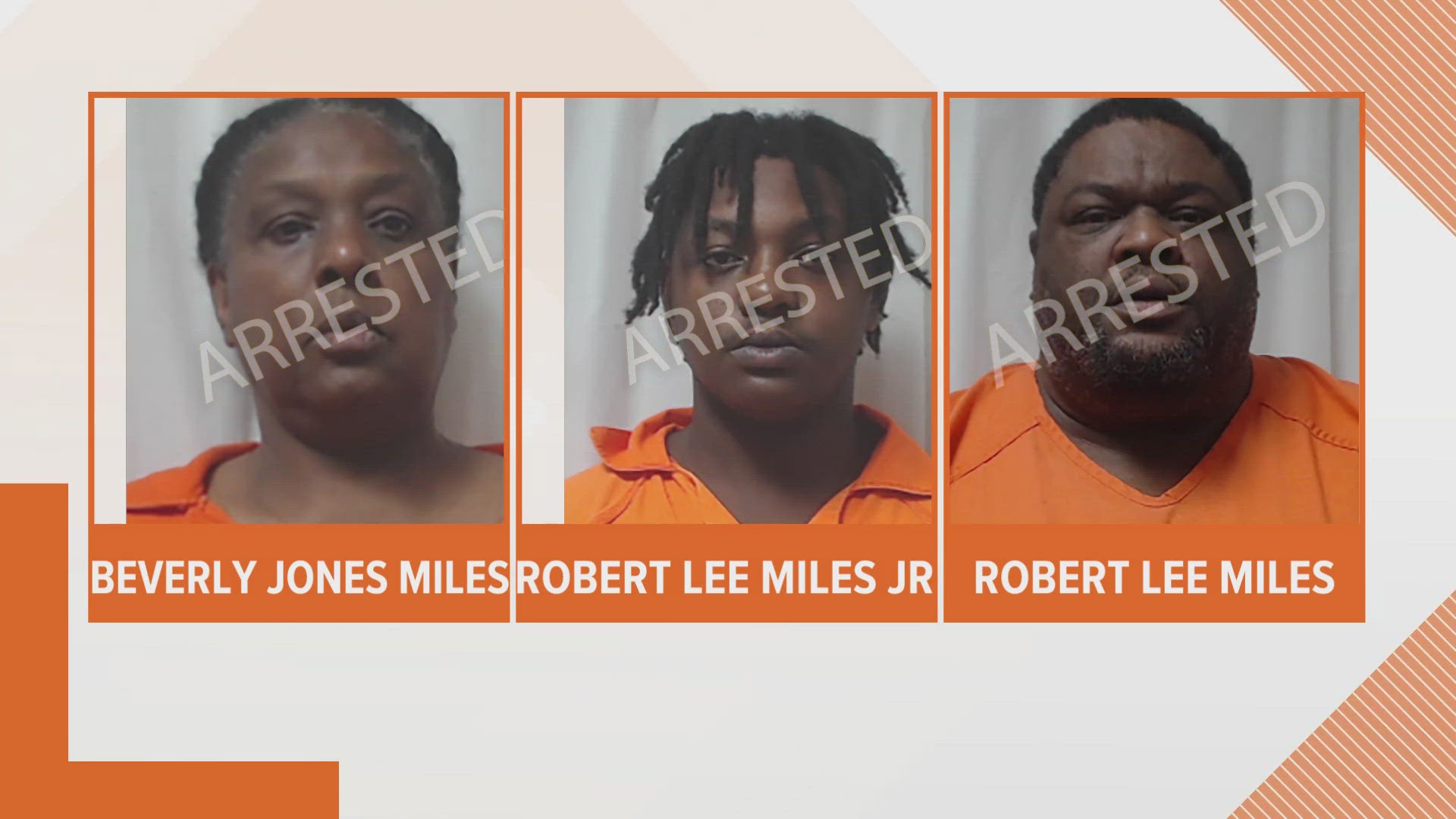 Three members of a family were arrested in Terrebonne Parish in a narcotics investigation.