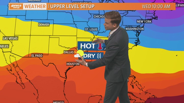 Spotty storms Monday with a hot week ahead