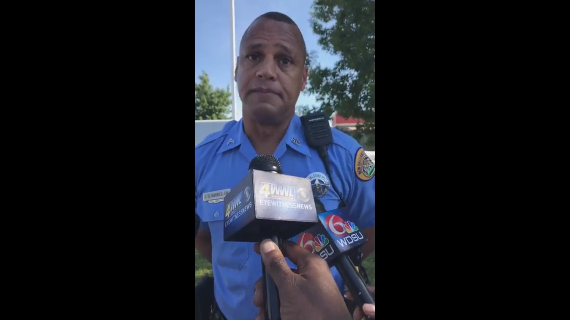 The NOPD talks about the body of a man found dead near the cemetery. The public information officer said the man appears to have gunshot wounds.