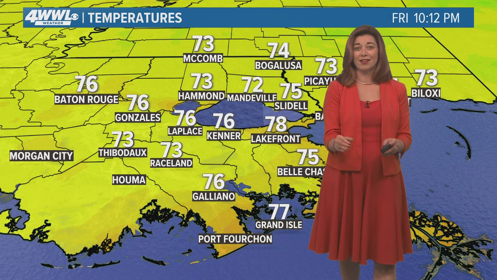 Meteorologist Brooke Laizer says expect a big drop in humidity next week as a  cool front heads our way.