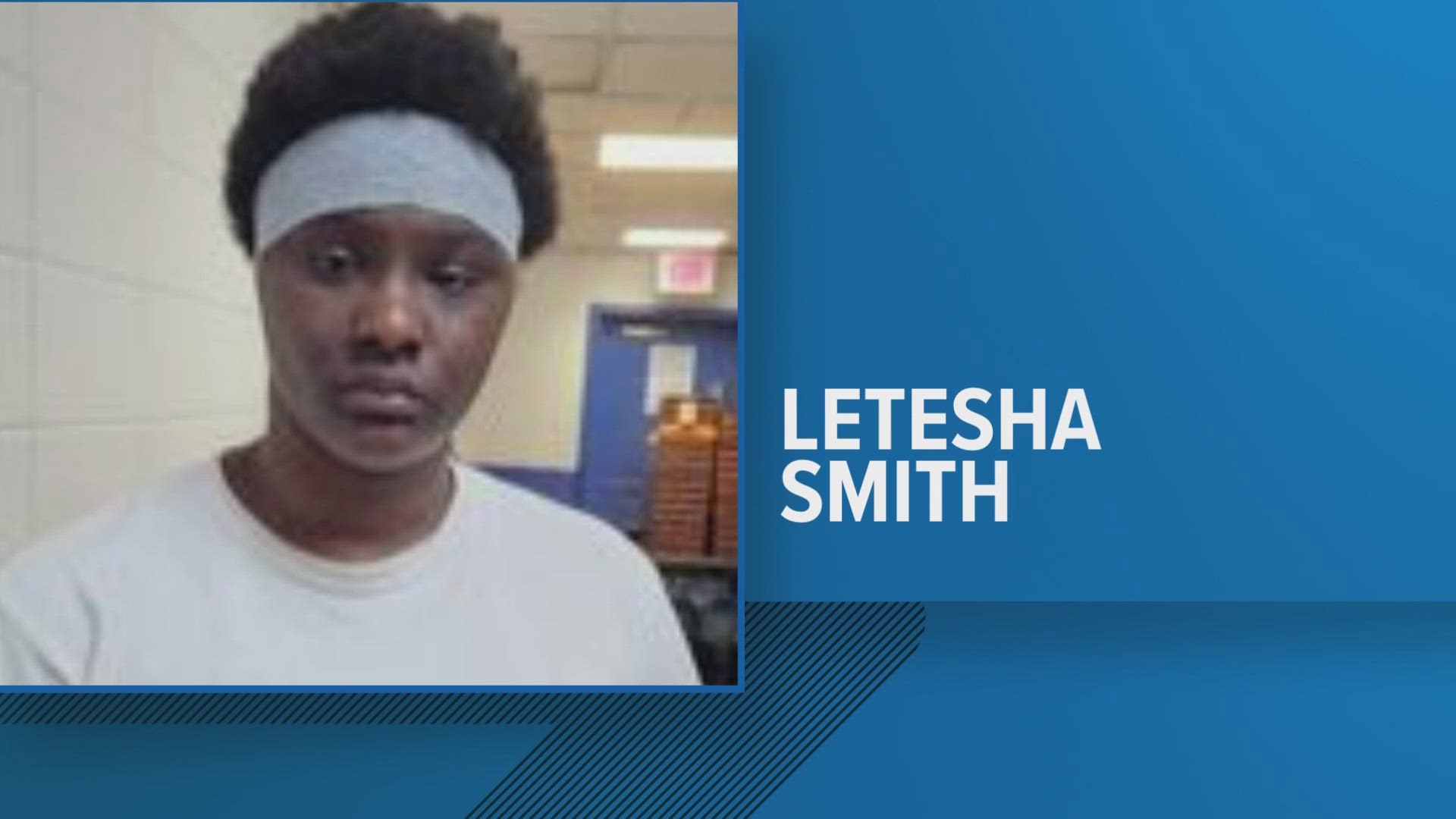 Authorities said Letesha Smith cut off the monitoring device on Tuesday night.