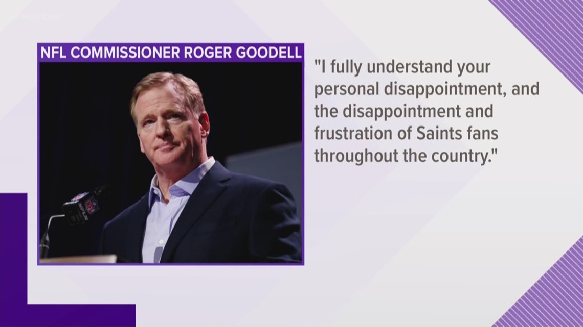 NFL commissioner Goodell responds to La. Governor Edward's letter about ...