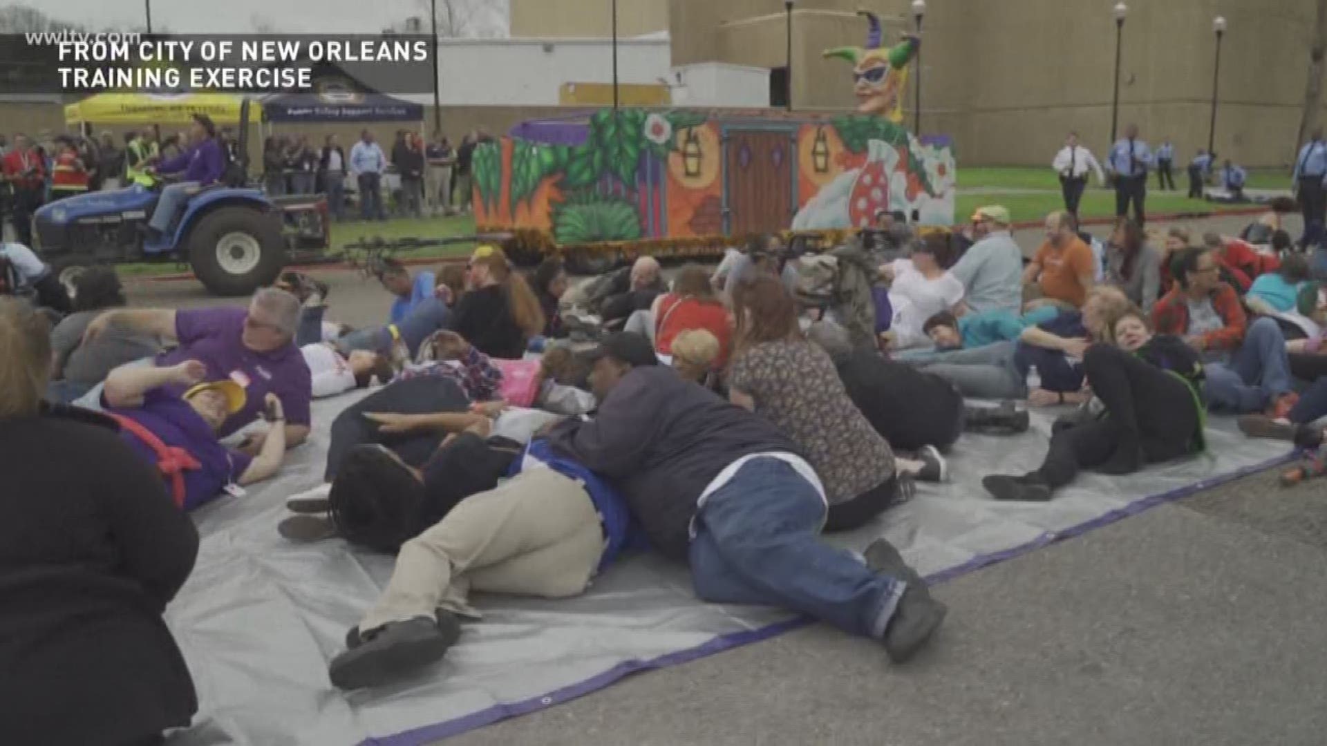As Carnival kicks into high gear, so are plans to keep everyone safe. On Friday, local, state and federal officials staged a mock terror attack in New Orleans.