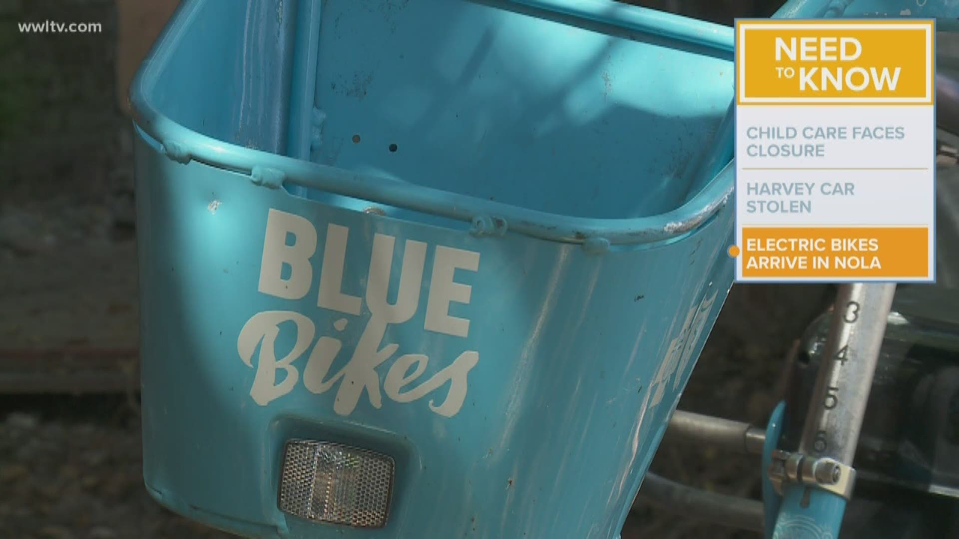 electric blue bike