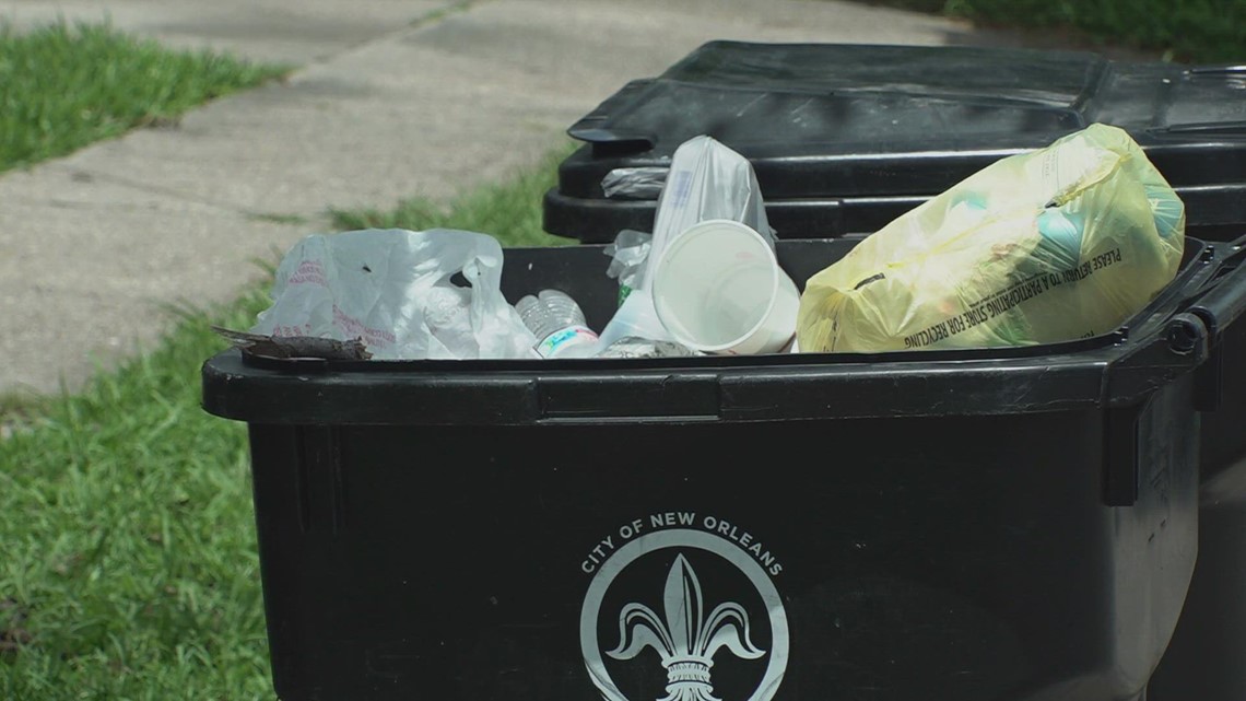 Onceaweek trash pickup in New Orleans to remain for the time being