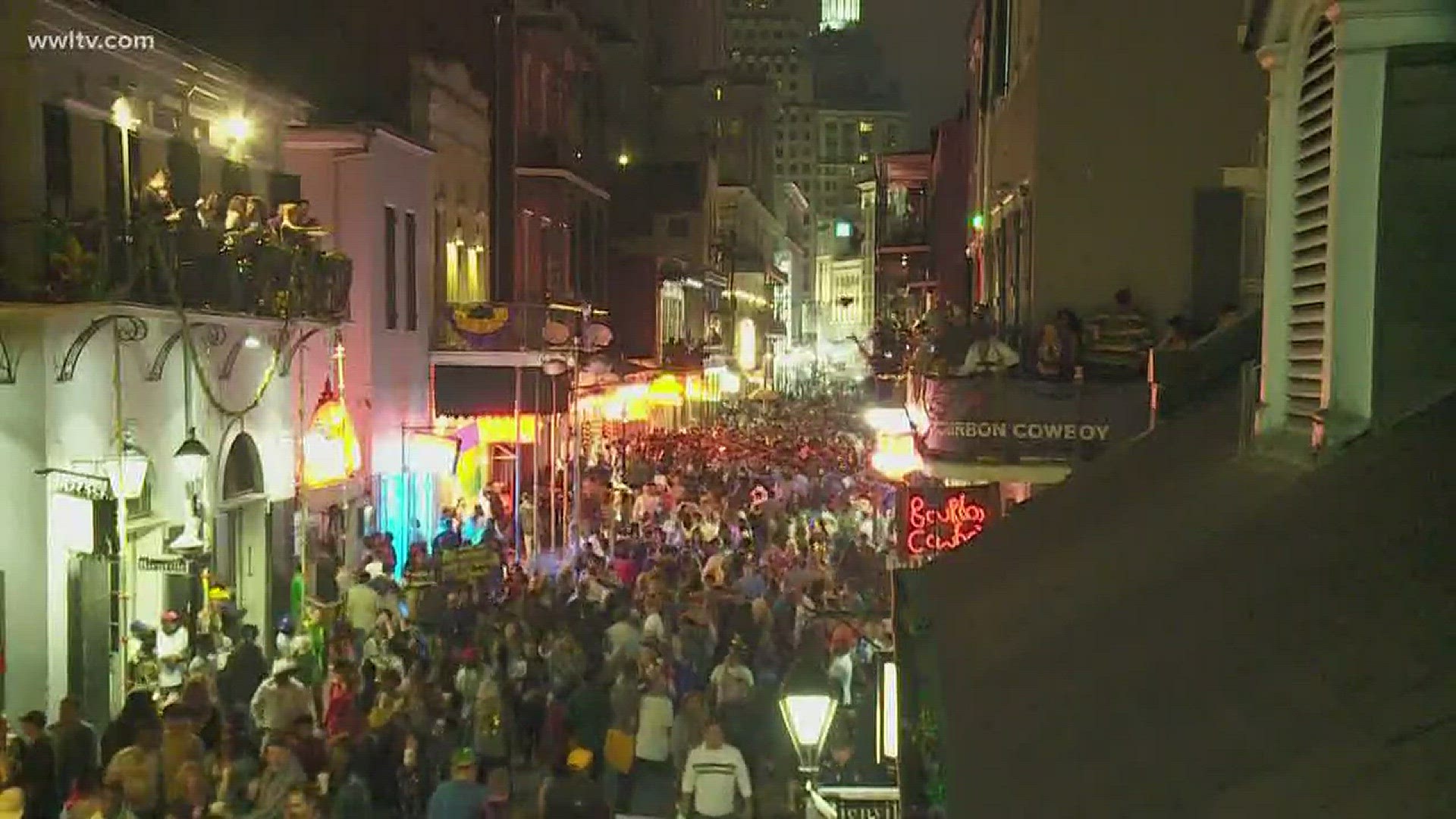 As Mardi Gras is dwindling down, many flock to Bourbon Street to get their last few hours of partying in before Ash Wednesday.