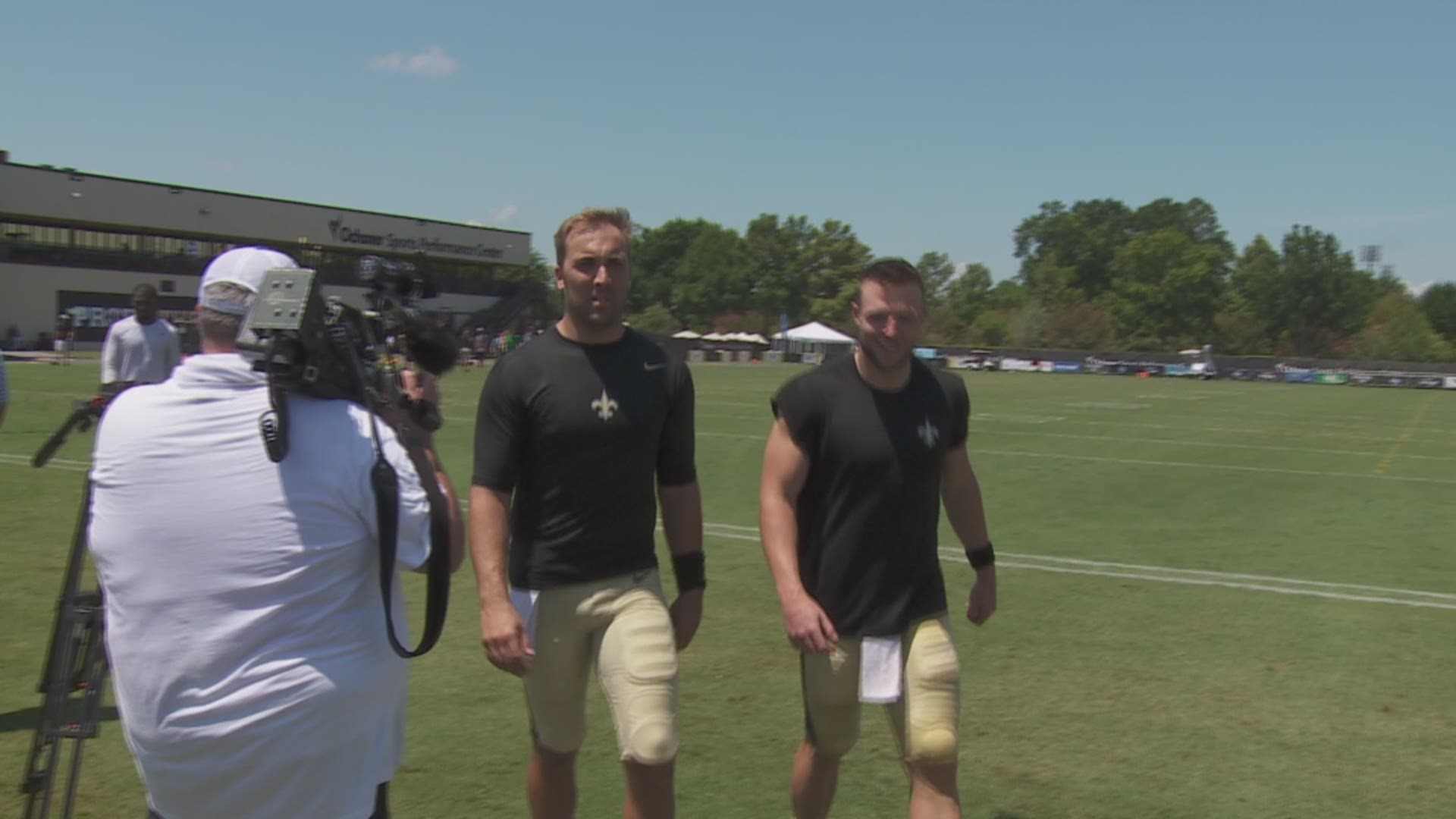 oudreaux Athletics of Opelousas has provided the ultimate cold spot for the New Orleans Saints during the rigors of 90-degree heat and high humidity at training camp.