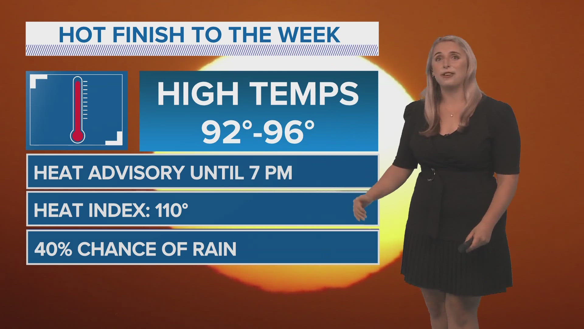 WWL Louisiana meteorologist Alexa Trischler with a first look of the New Orleans-area forecast on News at Noon for Friday, Aug. 16.