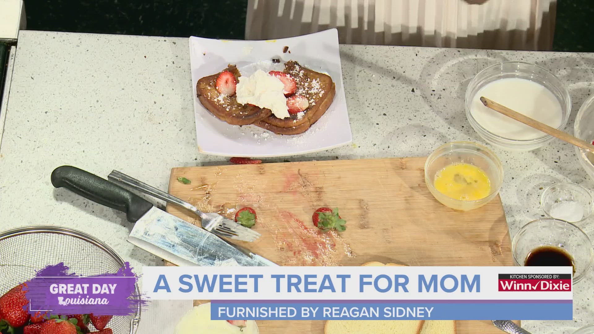 Chef Reagan Sidney shows us how to make a stuffed french toast your mom will love.