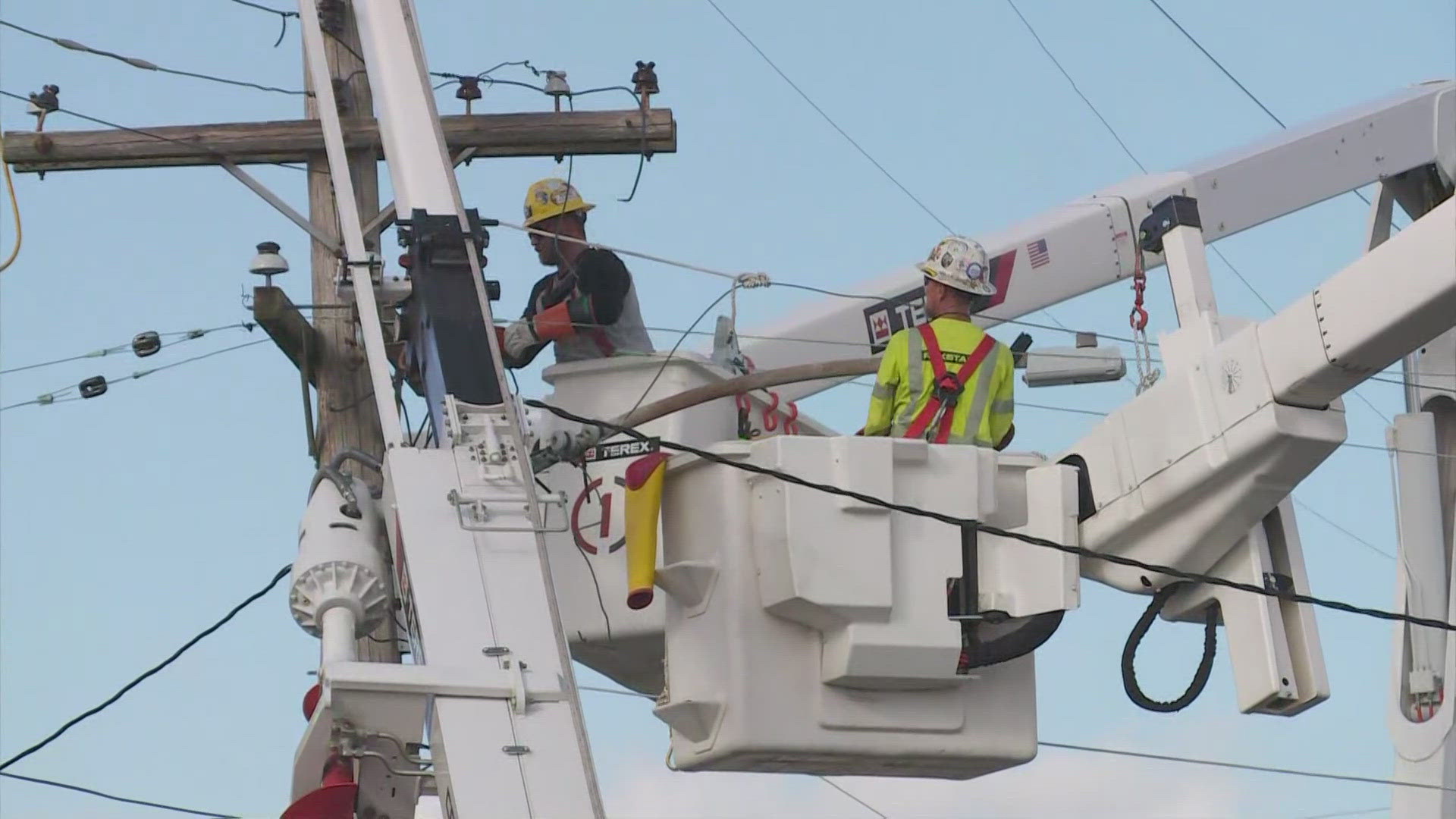 Officials say damage assessments must be completed before power is fully restored.