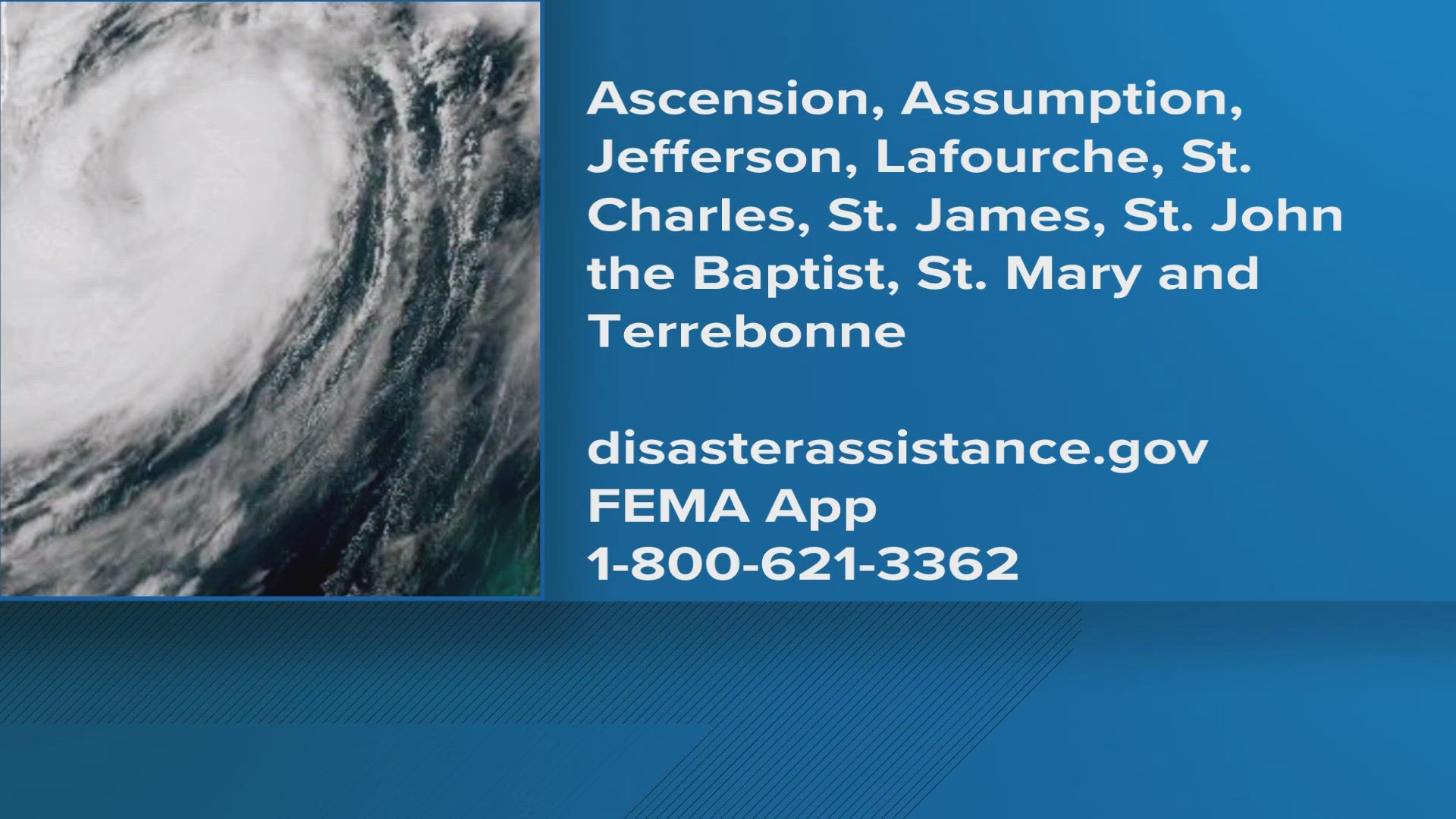 To apply, go online to disasterassistance.gov, or call the FEMA helpline at 1-800-621-3362.