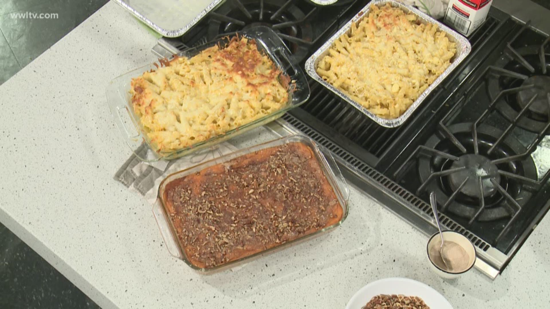 Chef Kevin is in the kitchen dazzling us with some Thanksgiving sides that can double as dessert.