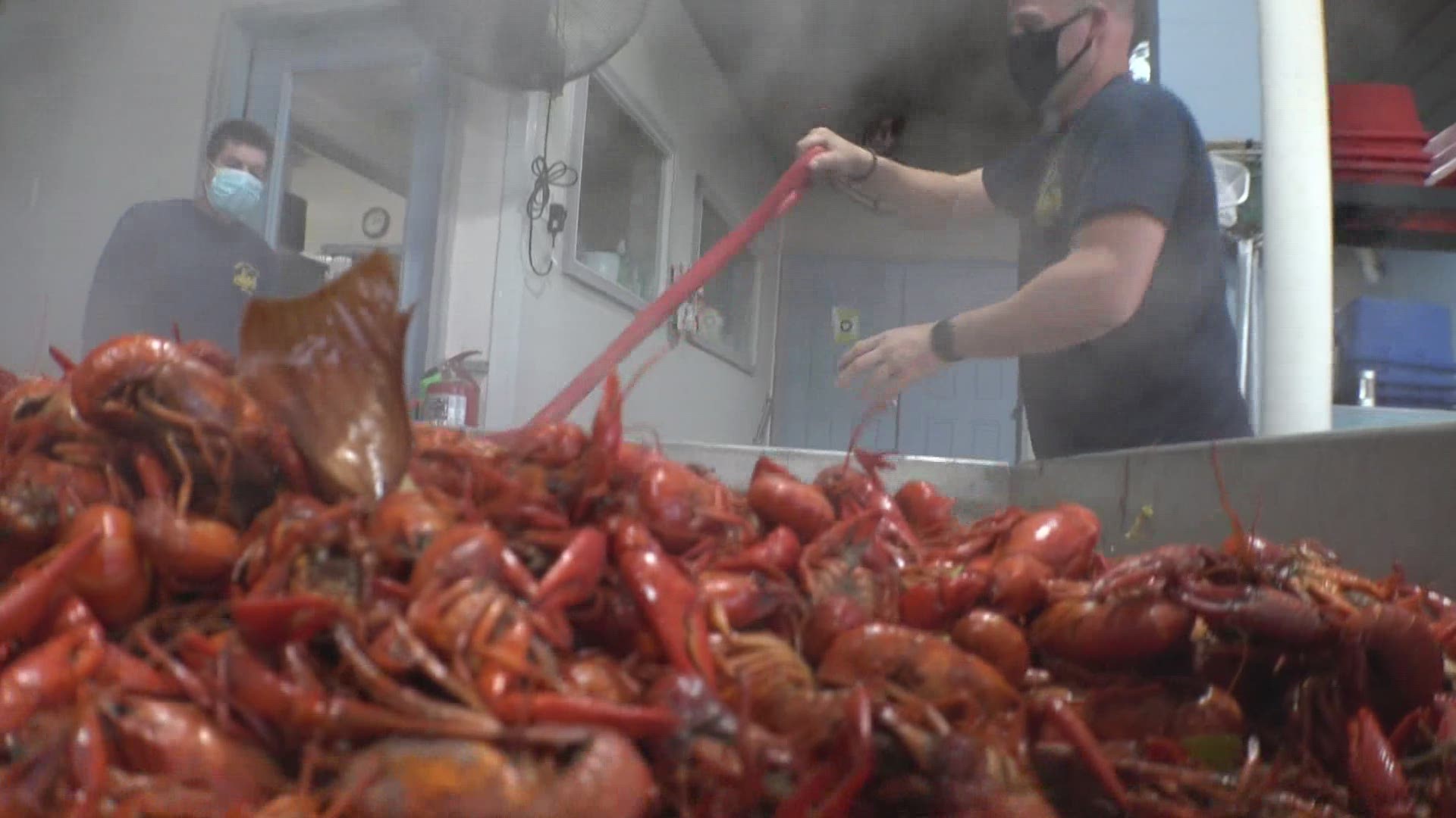 The demand is high for seafood this Easter weekend with some of the pandemic improving. You'll pay a little more for crawfish, but there is plenty of it.