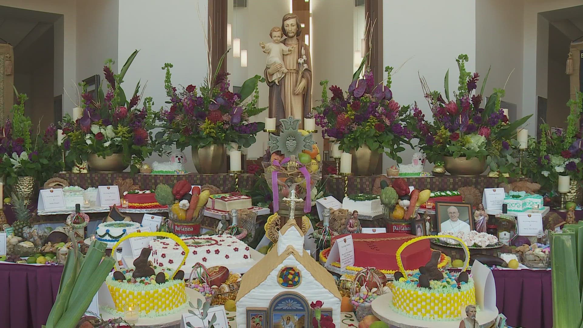 For the St. Joseph's Day feast churches and people across the New Orleans area celebrate by decorating altars.