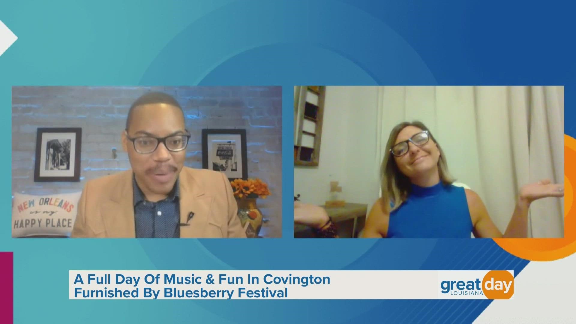 The co-organizer of "The Bluesberry Festival" shared details about the event and one of the featured performers shared a song.