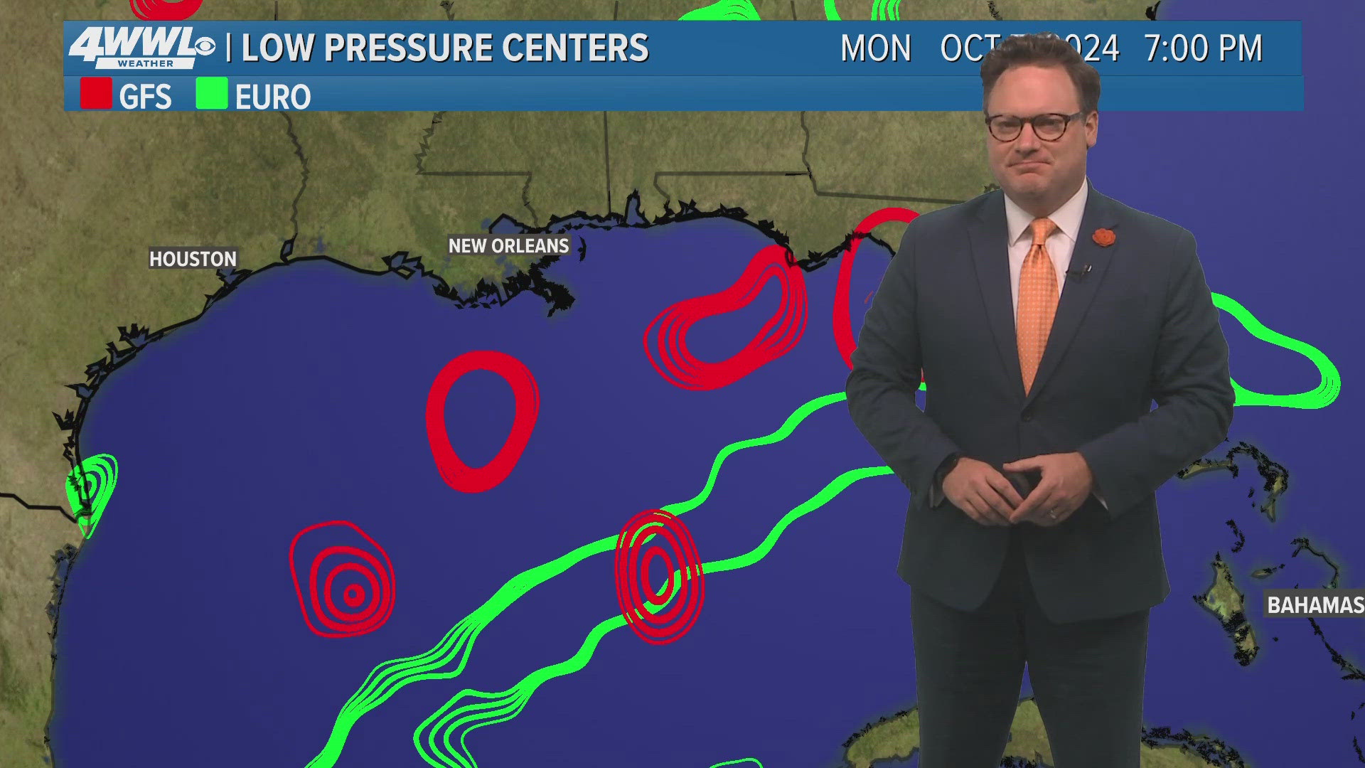 WWL Louisiana Chief Meteorologist Chris Franklin with the latest look in the tropics on a possible development in the Gulf of Mexico late this week.