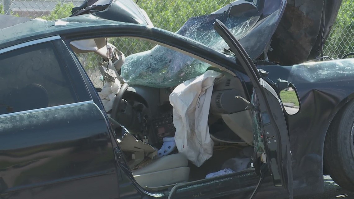 Man killed, woman injured when their car collides with 18-wheeler ...