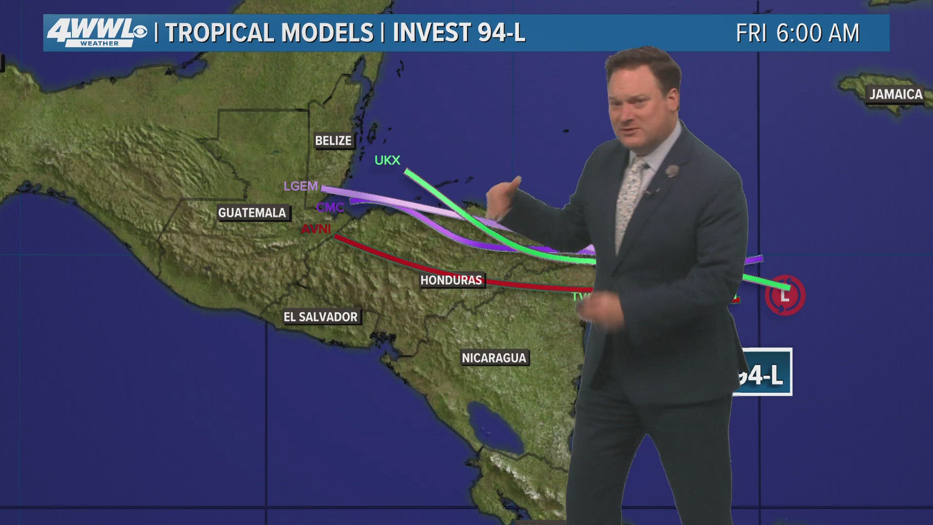 Wednesday 10 PM Tropical Update: Tracking Invest 94-L and Invest 