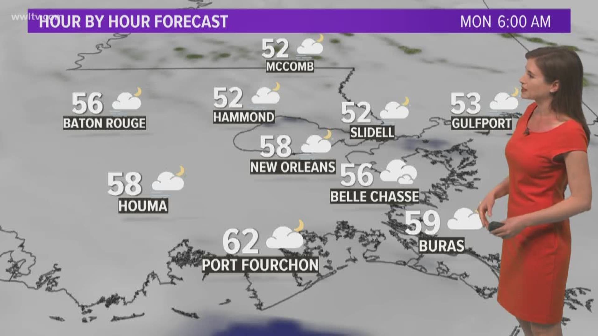 Meteorologist Alexandra Cranford has the forecast at 5:30 p.m. on Sunday, February 16, 2020.