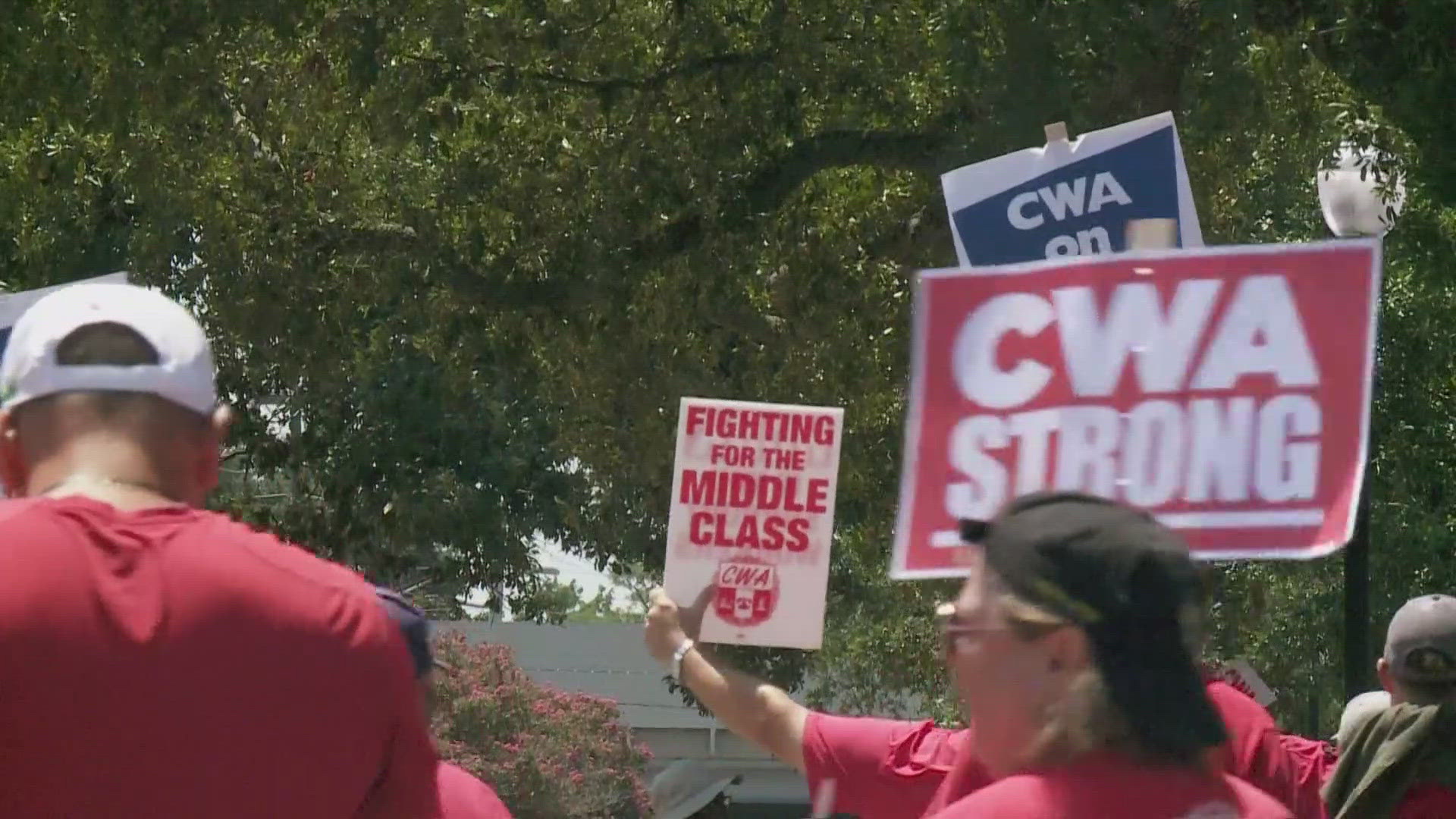 For the past month, we've seen employees in the New Orleans area picketing.