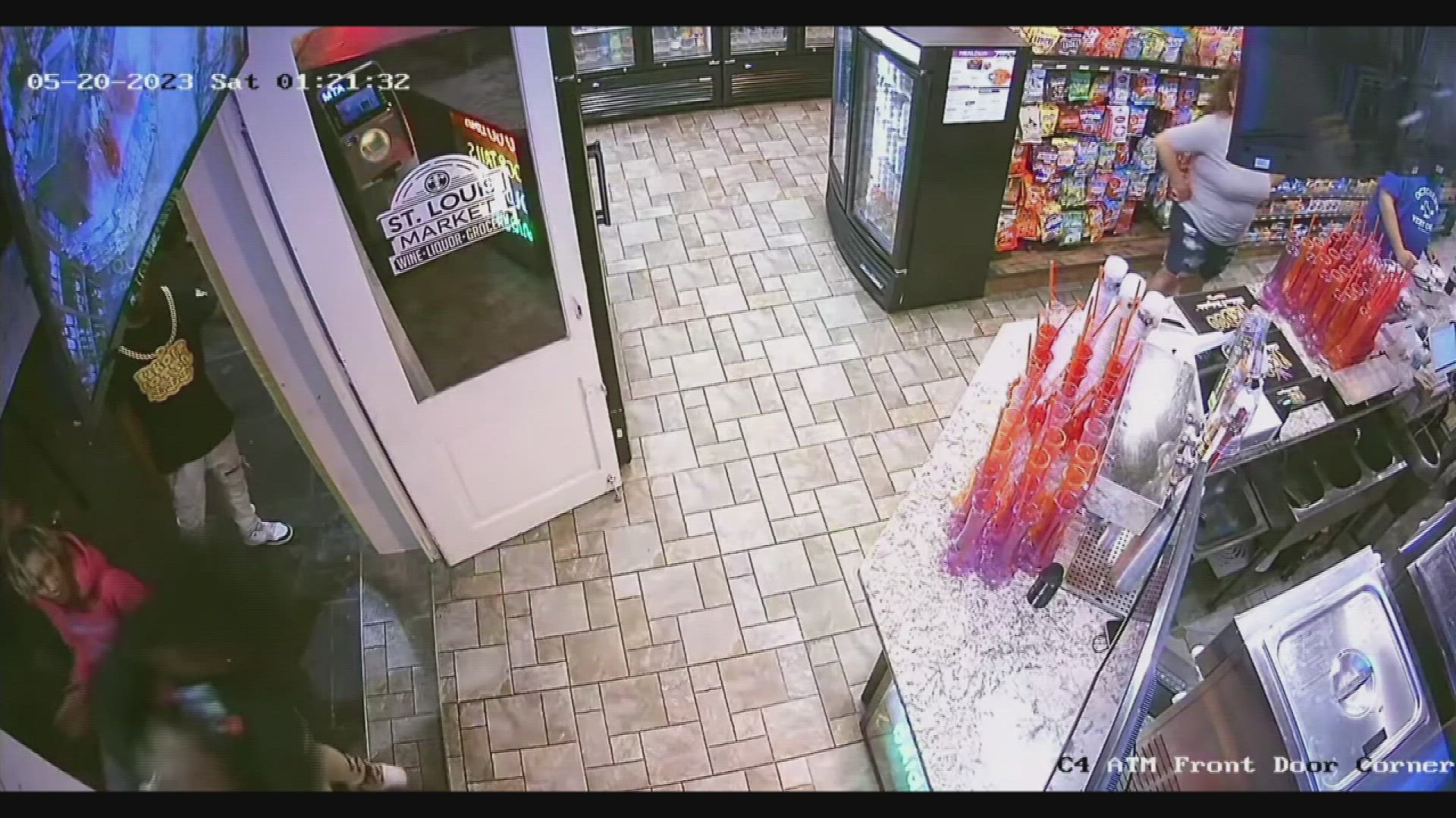 Police say the man attacked an employee at a convenience store