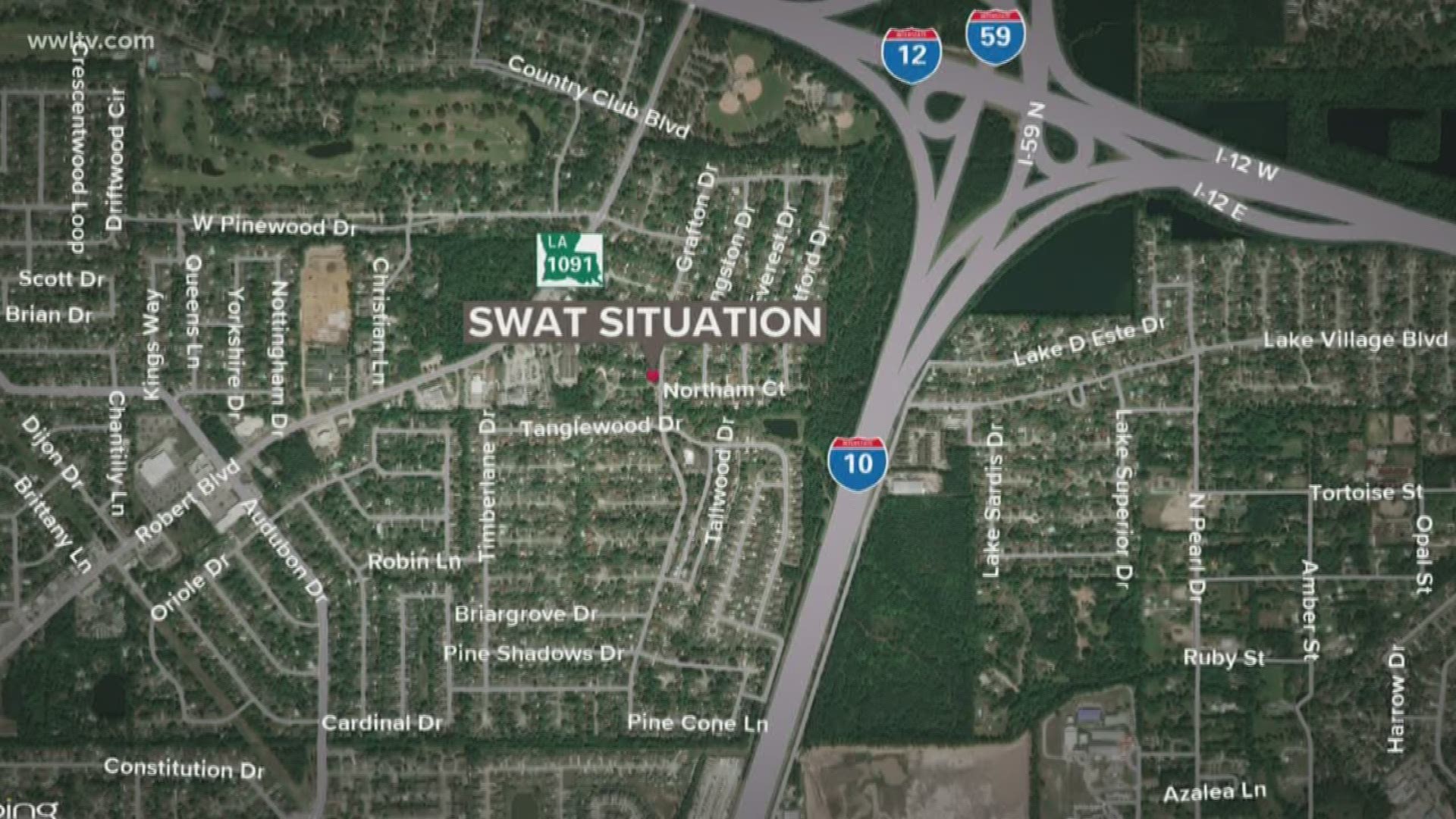 The gunman barricaded himself in his house and became more hostile toward police, the spokesperson said. A SWAT was able to detain the gunman.