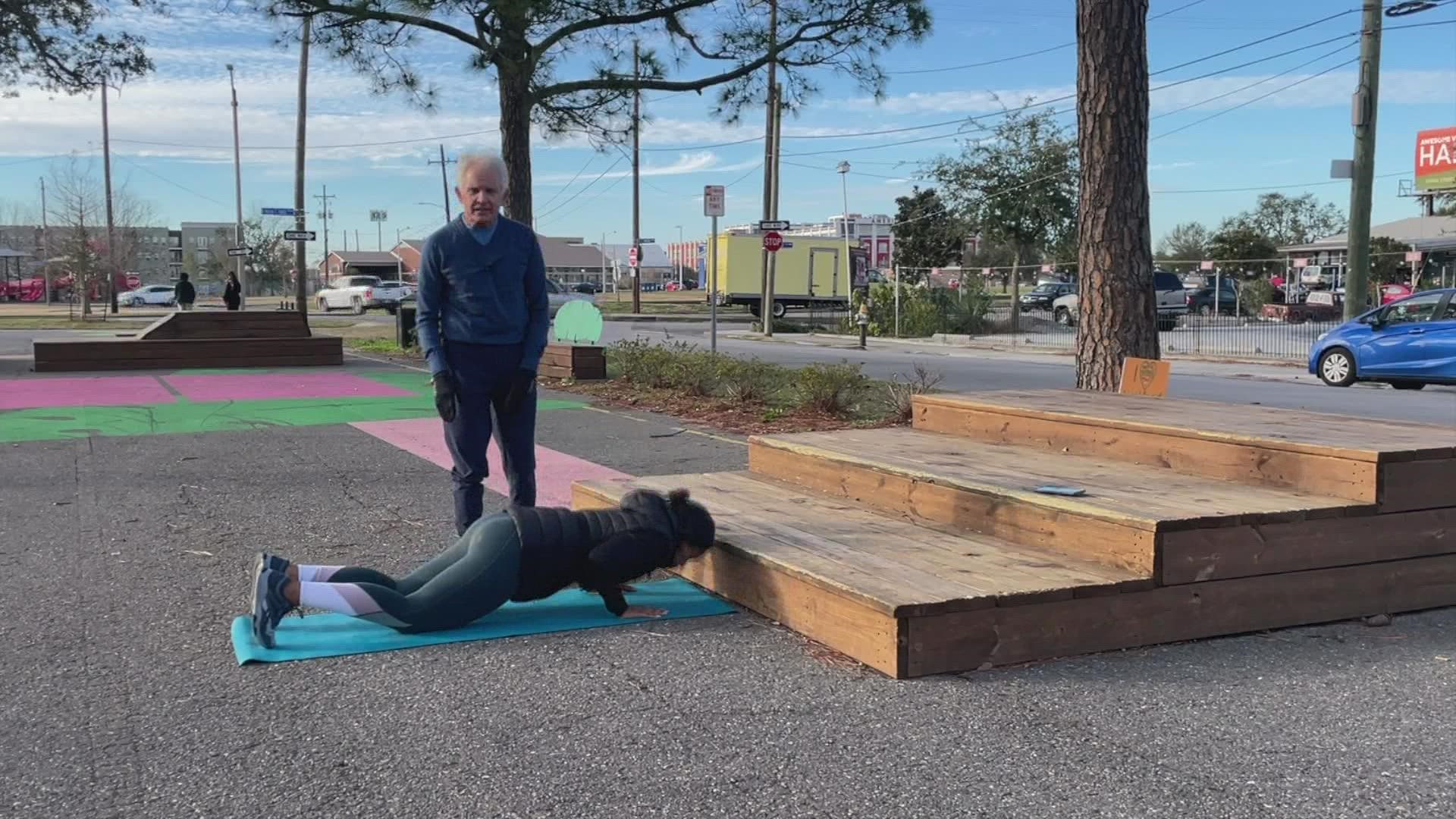 Mackie and April start February showing you some push-up variations